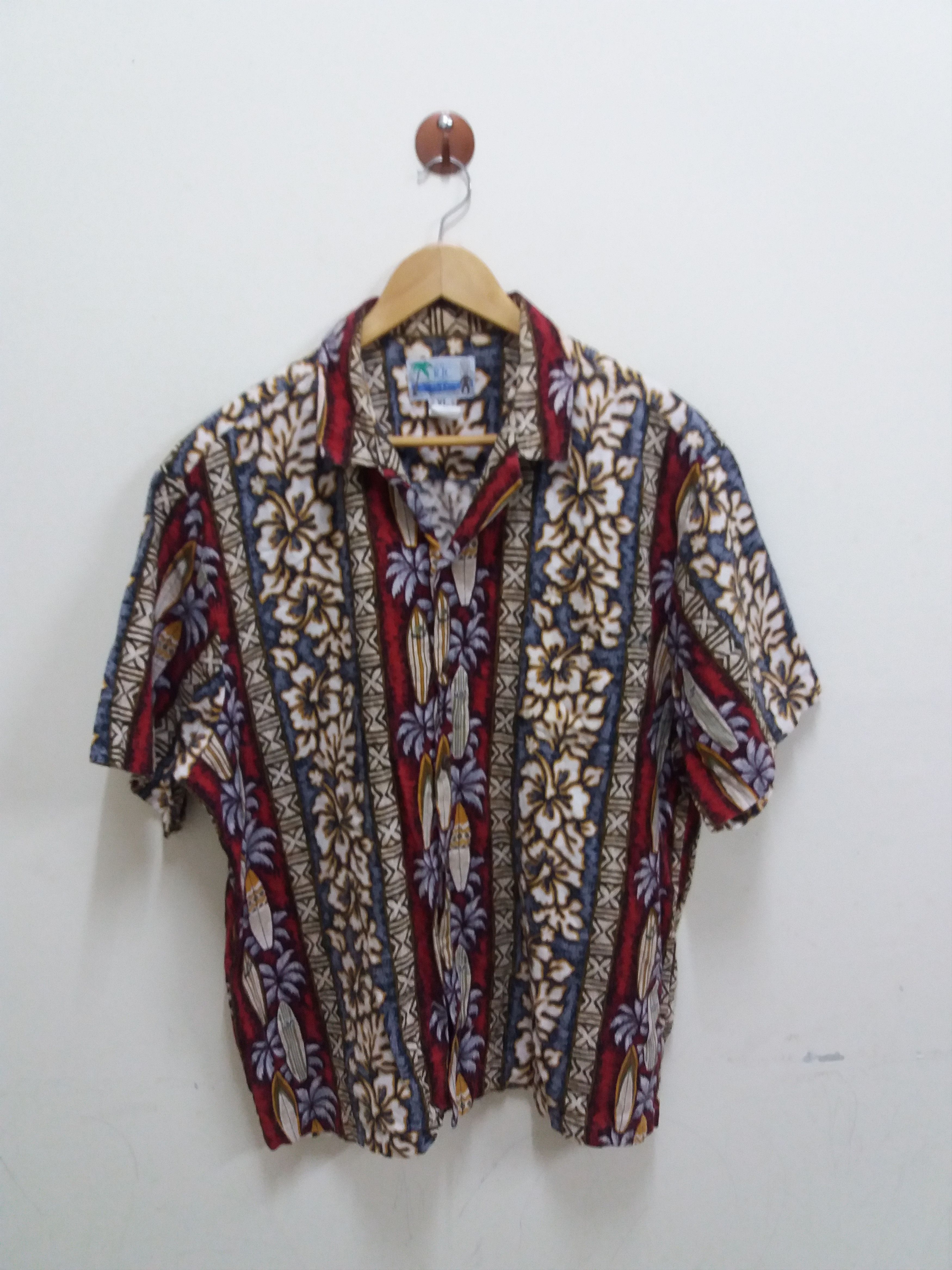 Vintage Vintage barkclothes hawaii shirt made in hawaii usa byC. Size US XL / EU 56 / 4 - 2 Thumbnail
