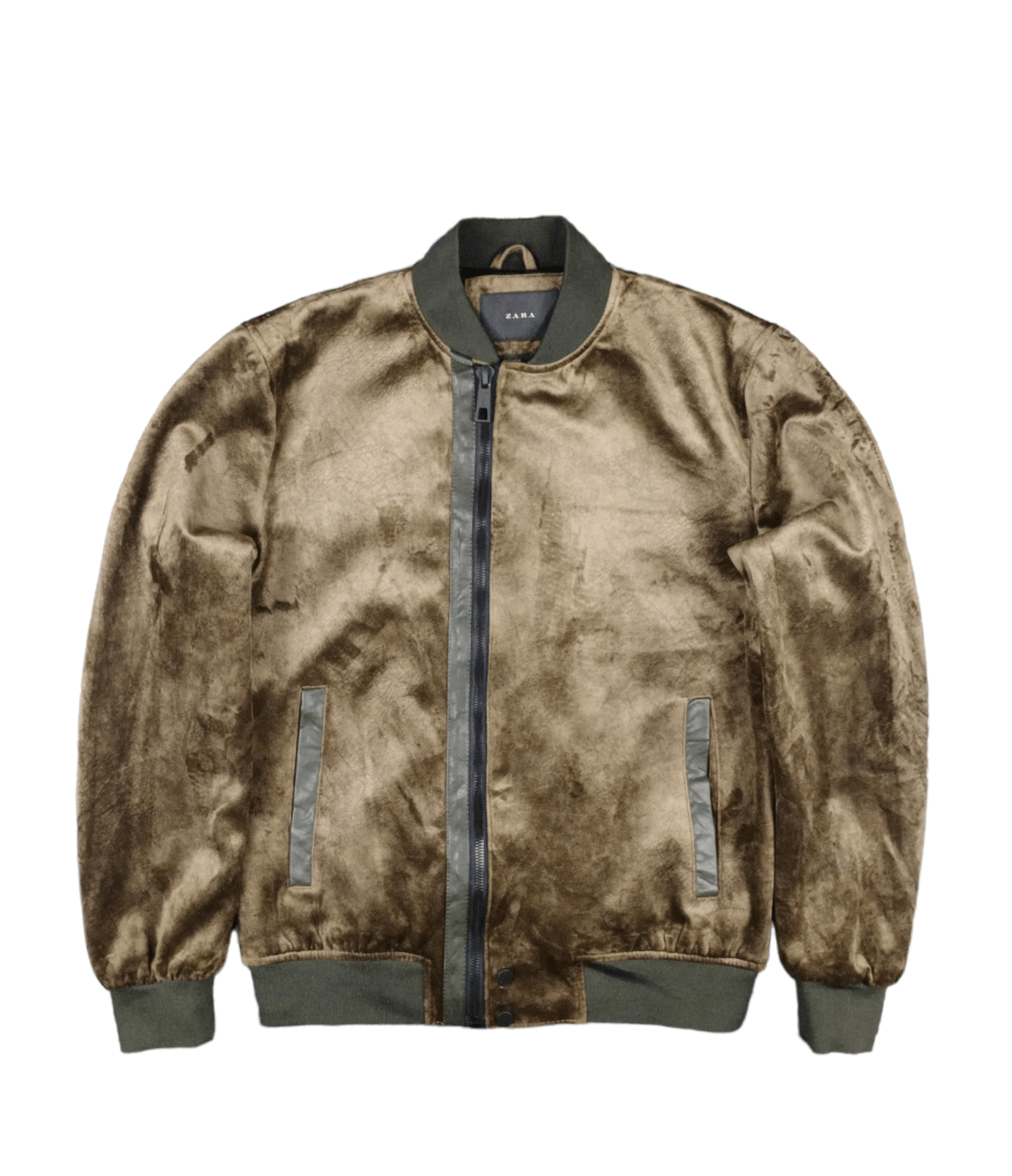 Designer × Zara 💥RARE💥Zara Velvet Bomber Style Jacket Size US M / EU 48-50 / 2 - 1 Thumbnail