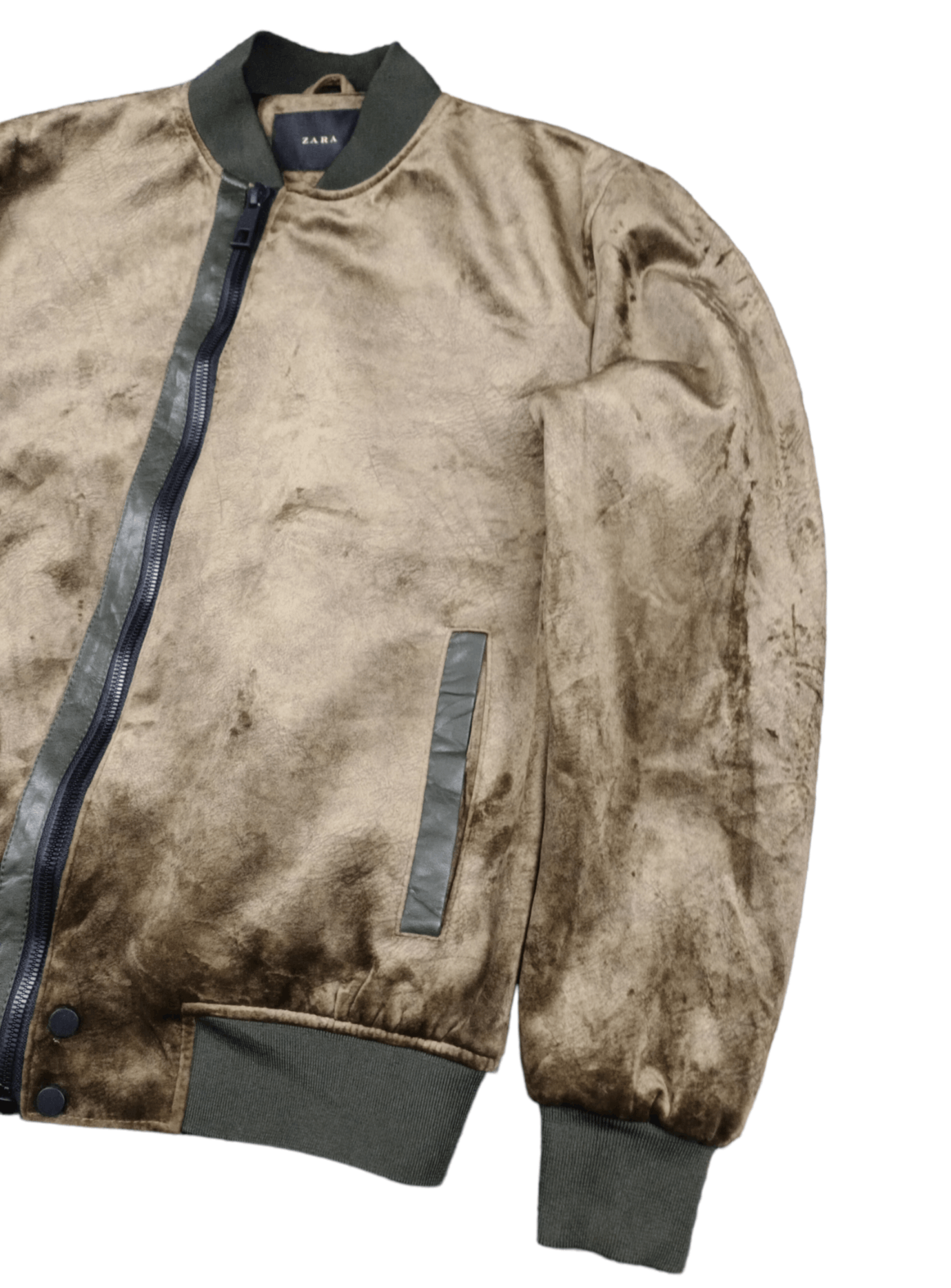 Designer × Zara 💥RARE💥Zara Velvet Bomber Style Jacket Size US M / EU 48-50 / 2 - 3 Thumbnail