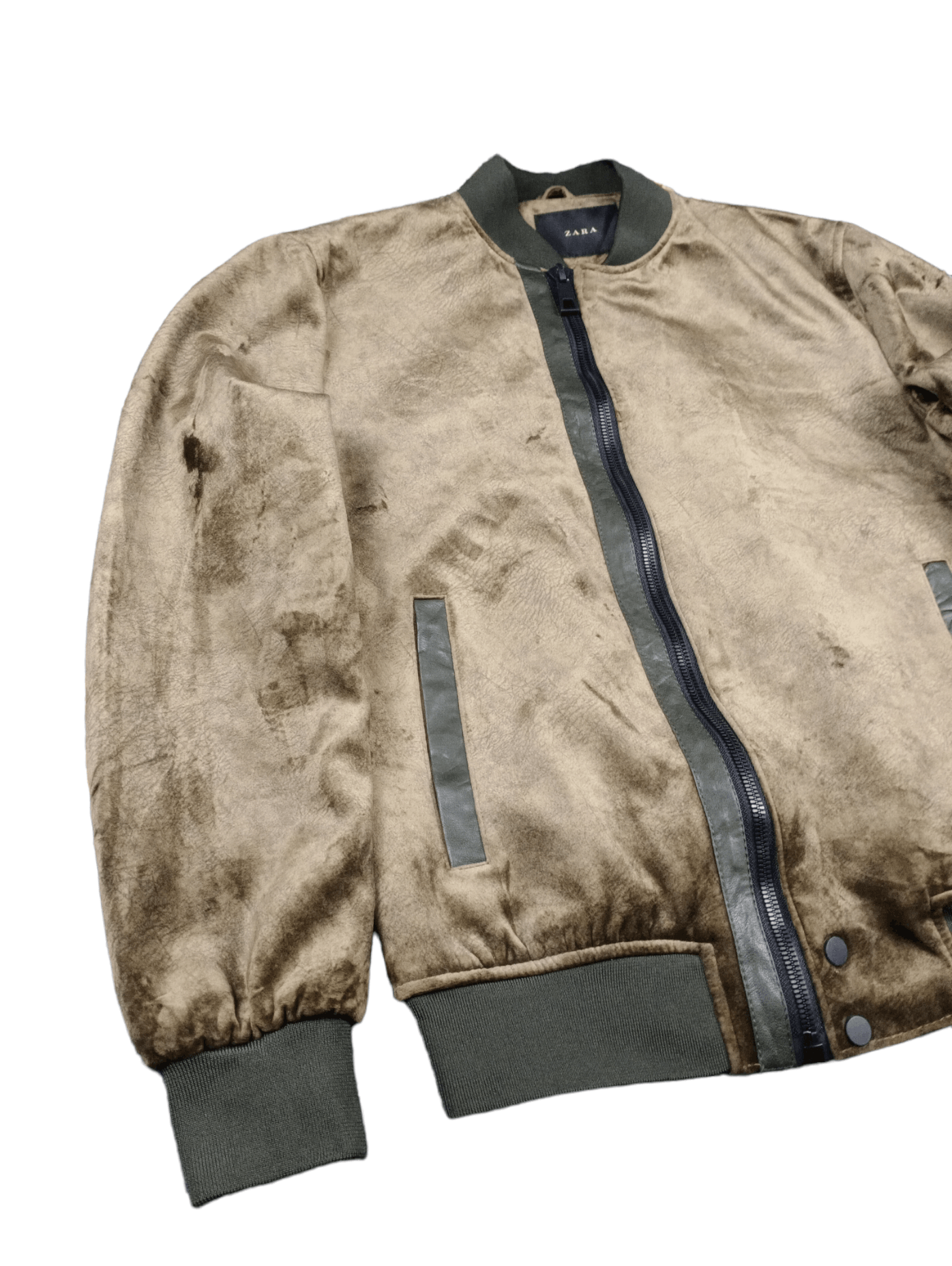 Designer × Zara 💥RARE💥Zara Velvet Bomber Style Jacket Size US M / EU 48-50 / 2 - 2 Thumbnail