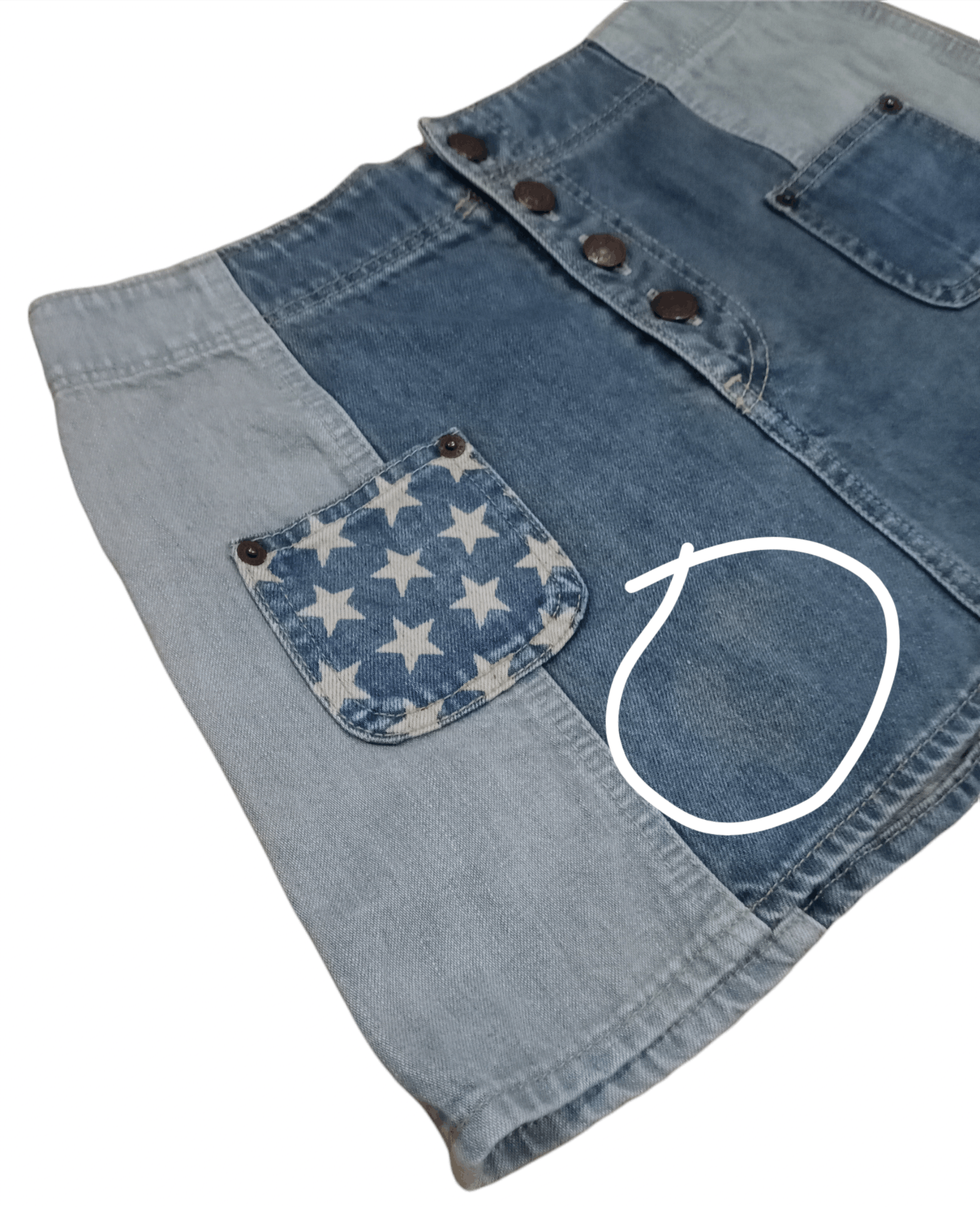 Hysteric Glamour Hysteric Glamour Denim Skirt Nice Design Size 28" / US 6 / IT 42 - 2 Thumbnail