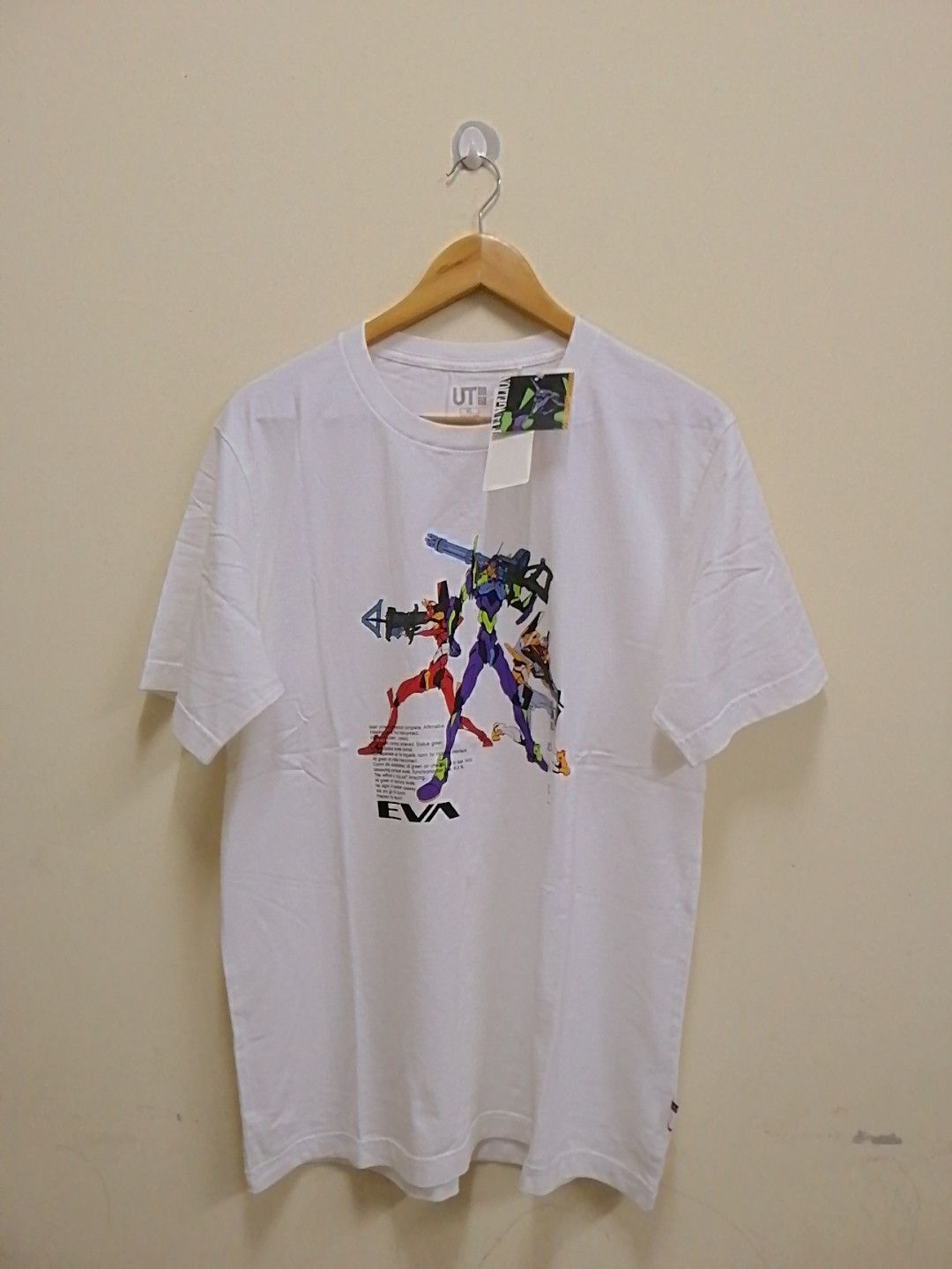 Anime Combo lot of 2pc Evangelion 3.0 t-shirt by Uniqlo/XL sizes Size US XL / EU 56 / 4 - 5 Thumbnail