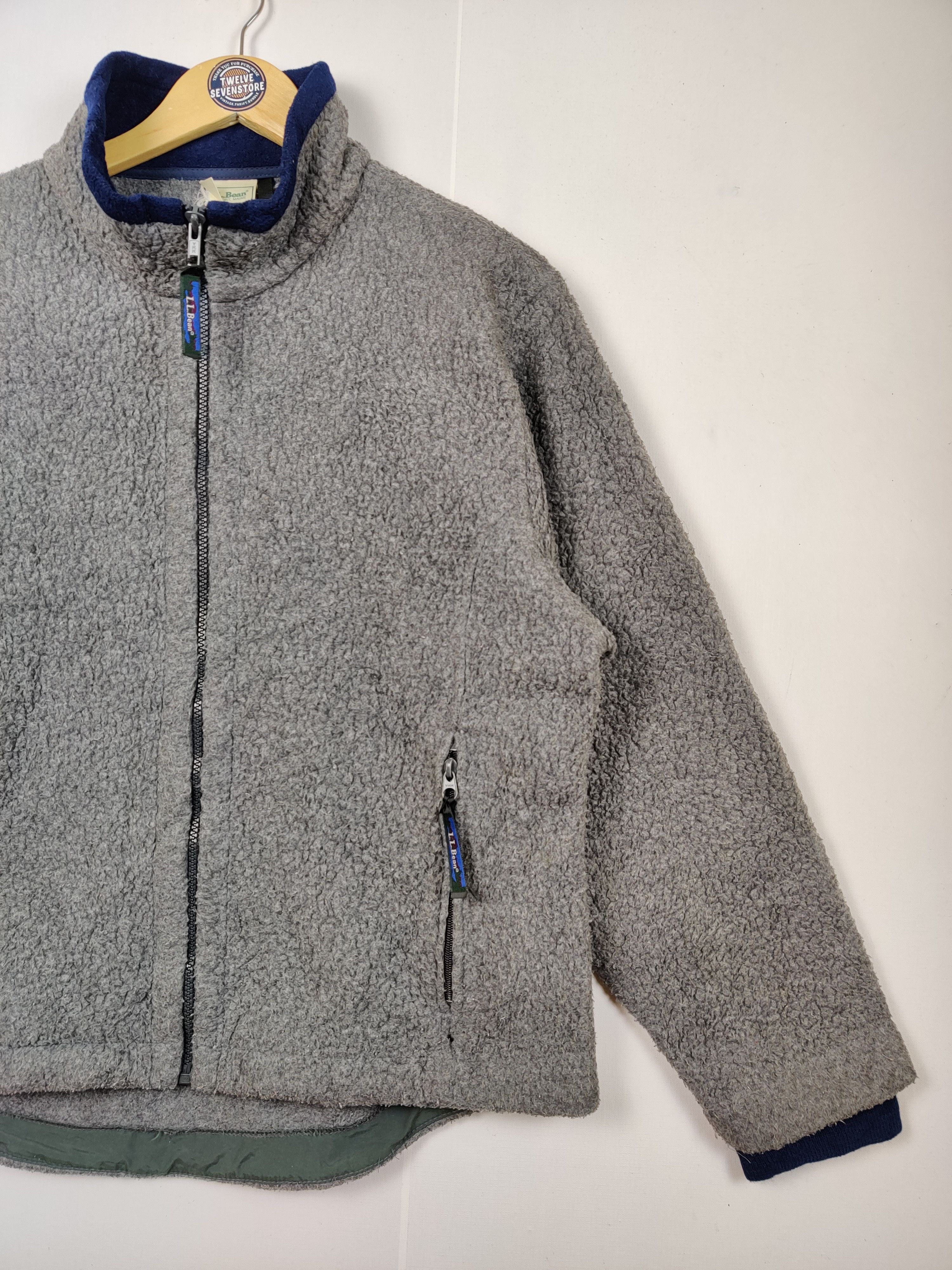 L.L. Bean Vintage L.L. Bean Deep Pile Fleece Sherpa Jacket Size US XL / EU 56 / 4 - 3 Thumbnail