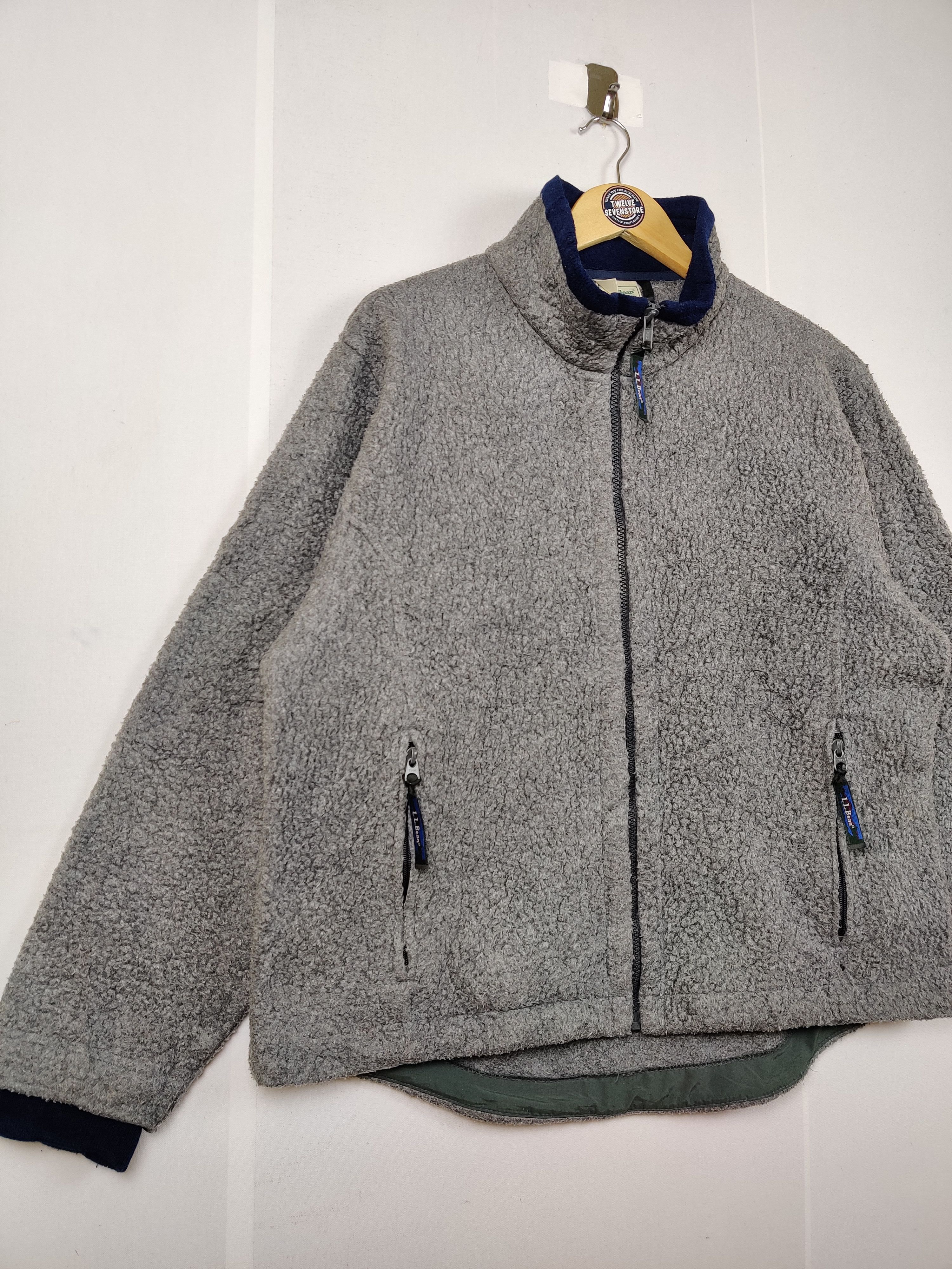 L.L. Bean Vintage L.L. Bean Deep Pile Fleece Sherpa Jacket Size US XL / EU 56 / 4 - 4 Thumbnail