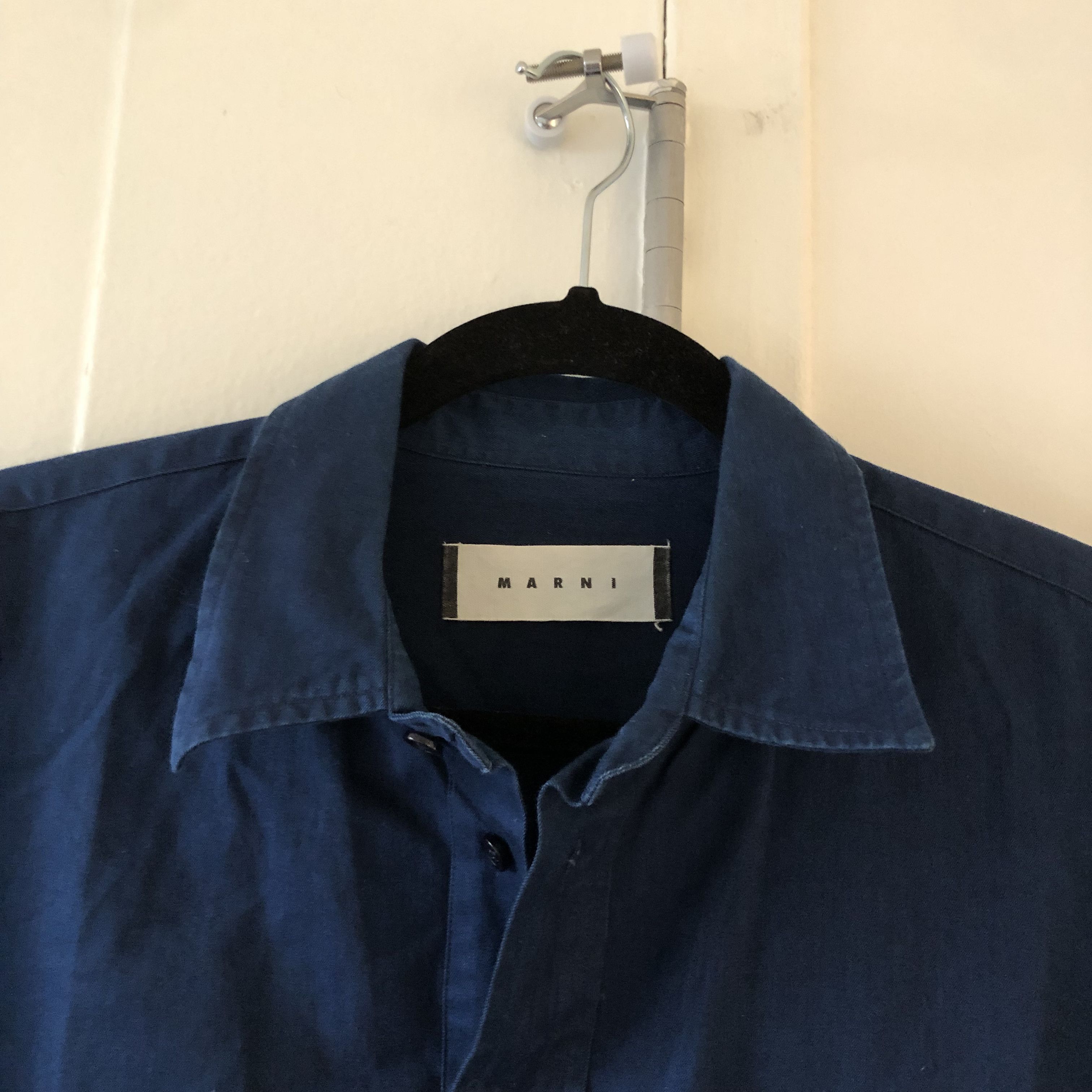 Marni Marni Short Sleeve Utility Button Up Shirt Size US L / EU 52-54 / 3 - 2 Thumbnail