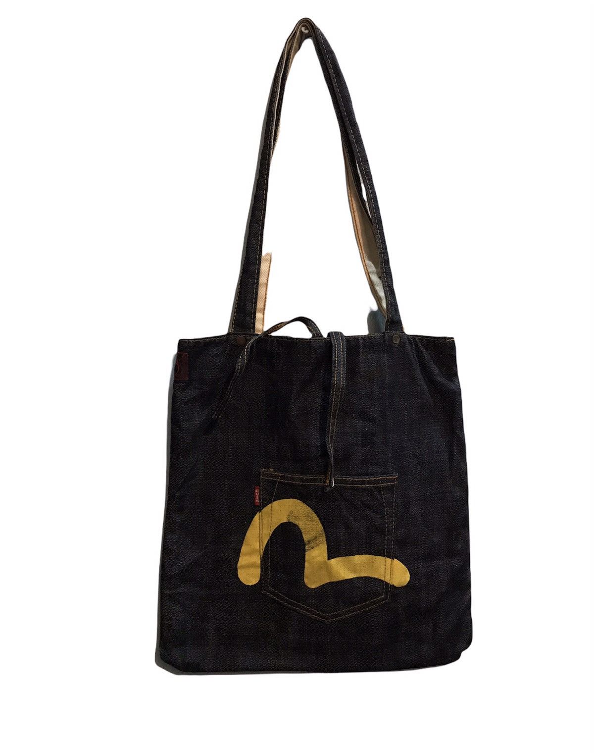 Vintage Evisu Gull Japanese Denim Handbag