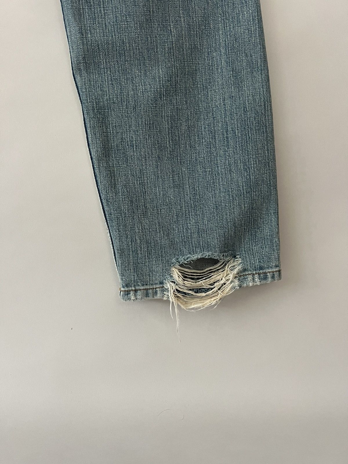 Balenciaga 🔥$1.4K VALUE🔥Balenciaga Logo Waistband Distressed Jeans Size US 30 / EU 46 - 5 Thumbnail