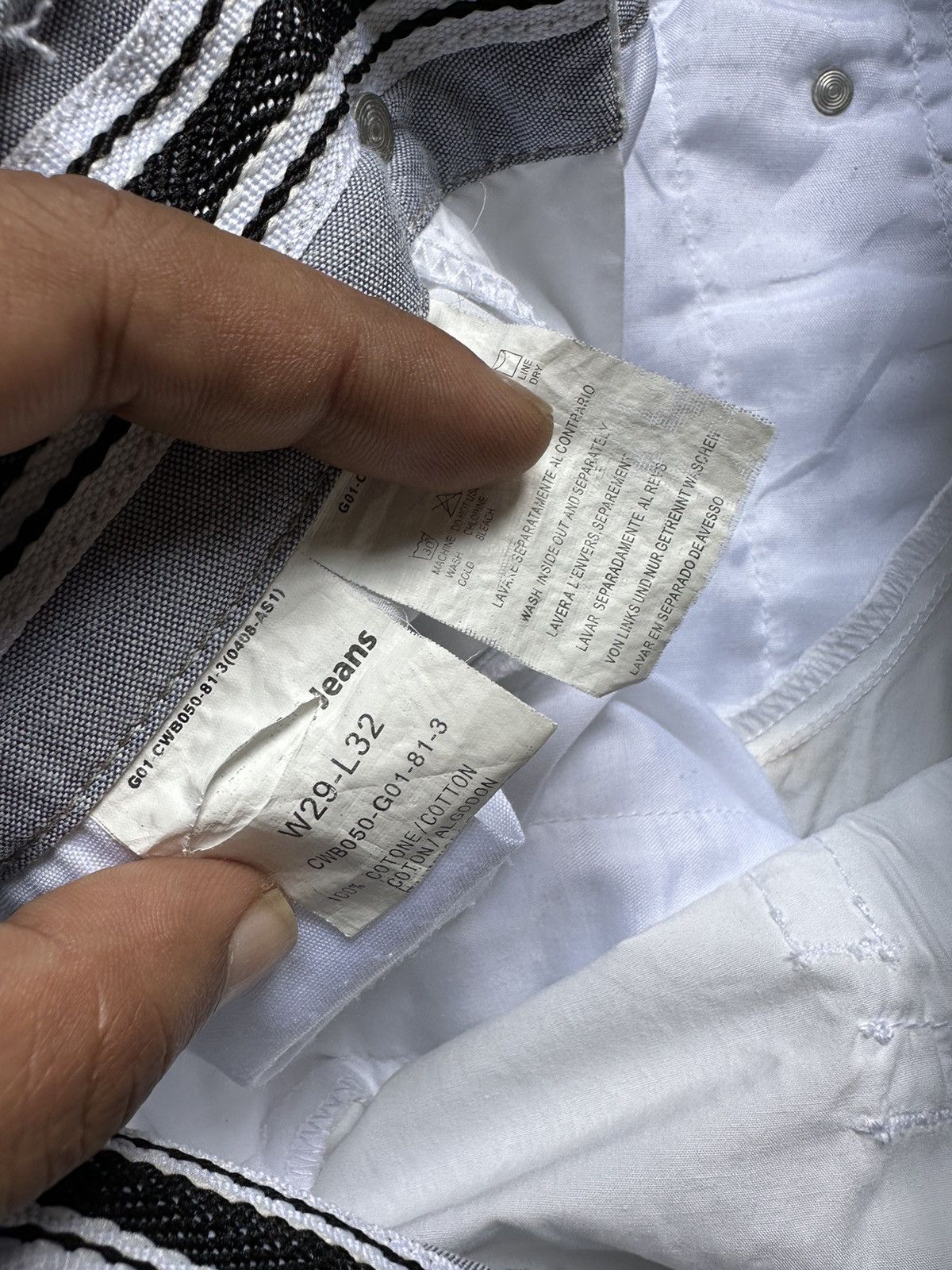 Calvin Klein CK Jeans by Raf Simons zipper pant Size US 31 - 13 Thumbnail