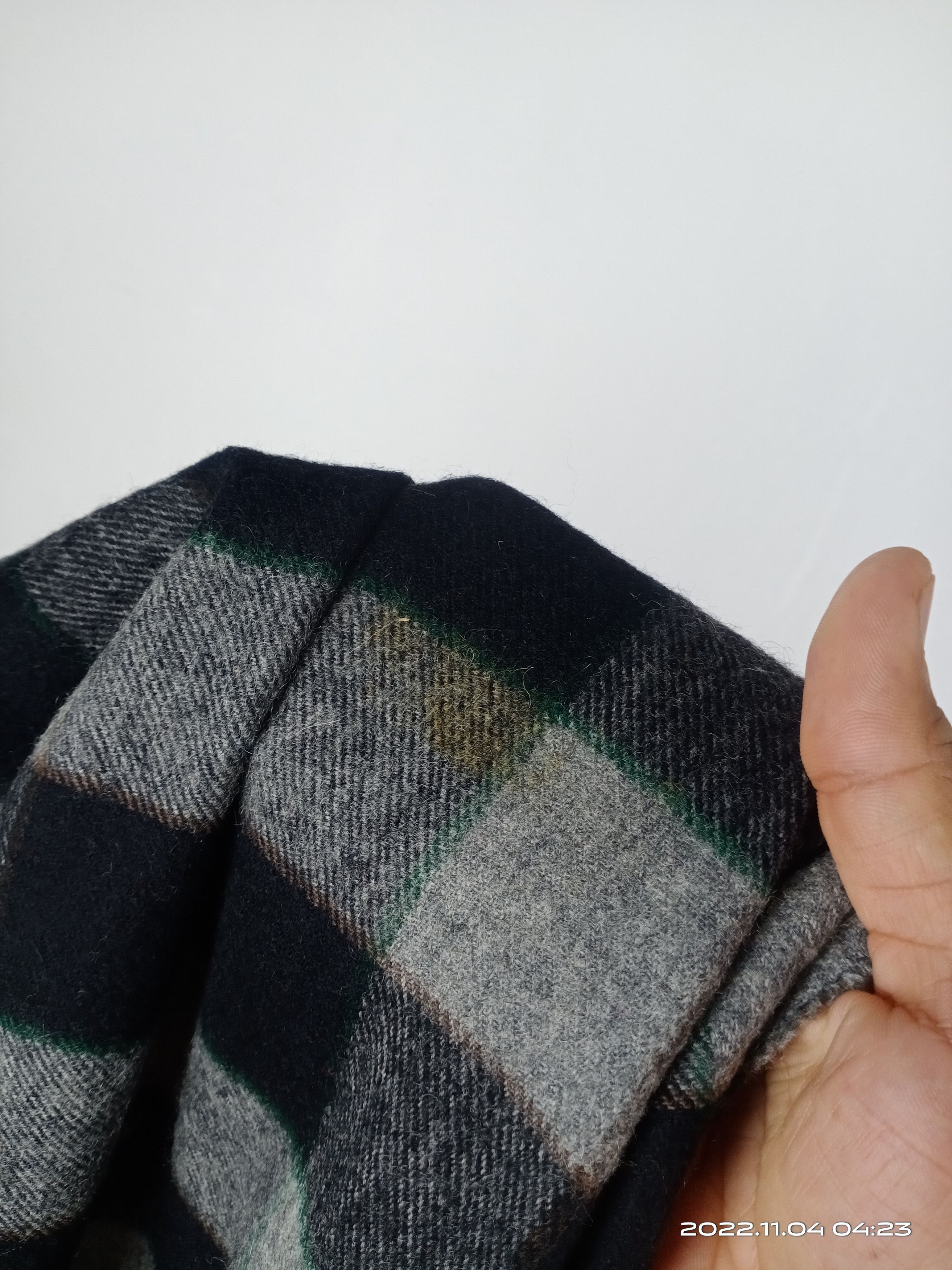 Drake's 💥RARE💥Vintage Drakes Checked Box Wool Scarf Size ONE SIZE - 2 Thumbnail