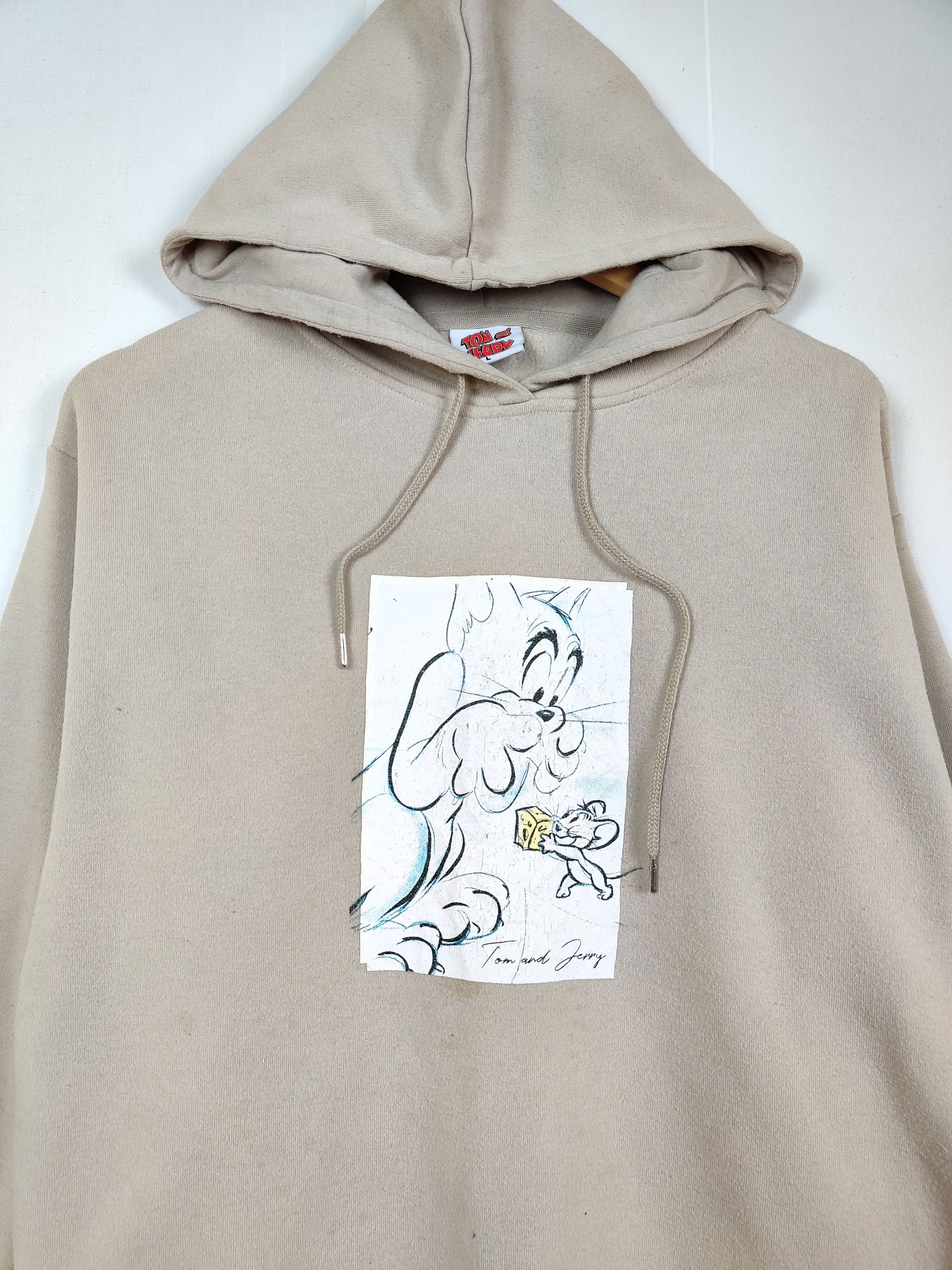 Cartoon Network Vintage Tom And Jerry Cartoon Movie Pullover Hoodie Size US L / EU 52-54 / 3 - 4 Thumbnail