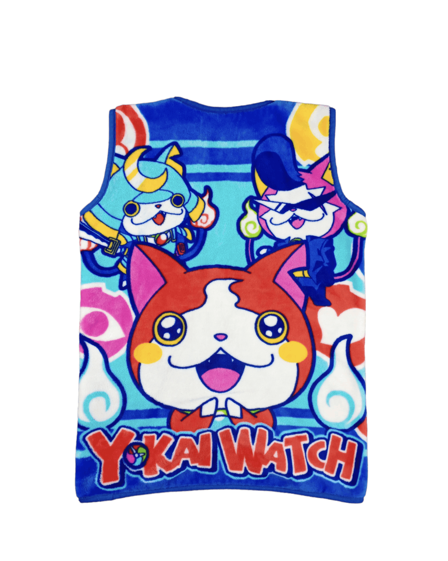 Anime × Japanese Brand Vintage Yokai Watch Games Sleeveless Fullprint Fleece Size US S / EU 44-46 / 1 - 7 Thumbnail