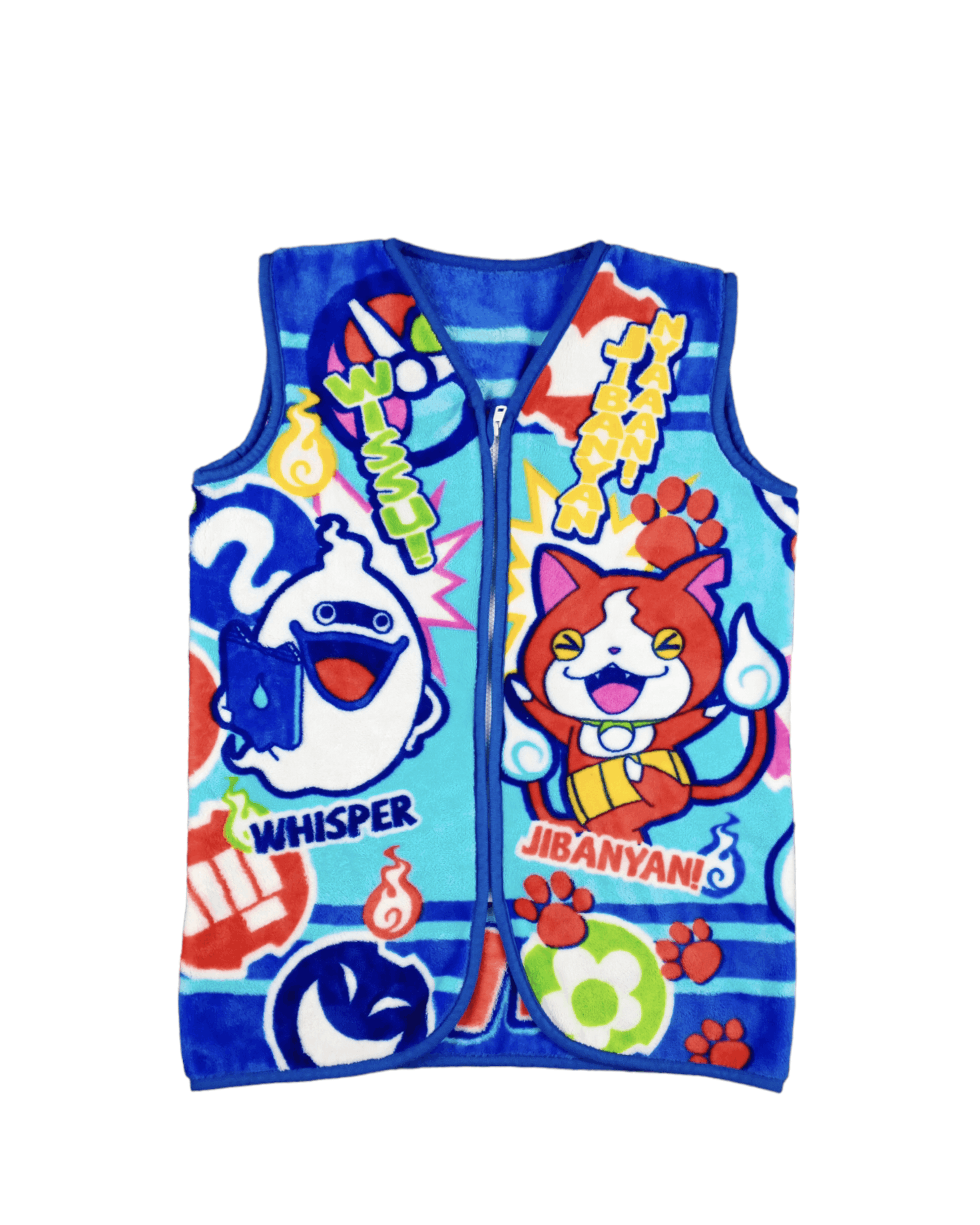 Anime × Japanese Brand Vintage Yokai Watch Games Sleeveless Fullprint Fleece Size US S / EU 44-46 / 1 - 1 Thumbnail