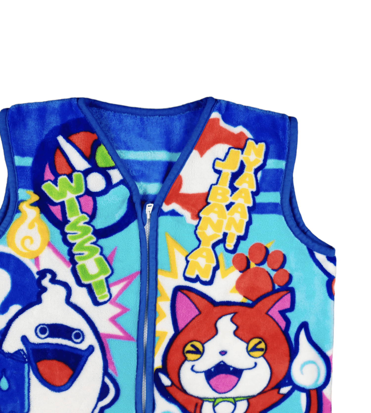 Anime × Japanese Brand Vintage Yokai Watch Games Sleeveless Fullprint Fleece Size US S / EU 44-46 / 1 - 3 Thumbnail