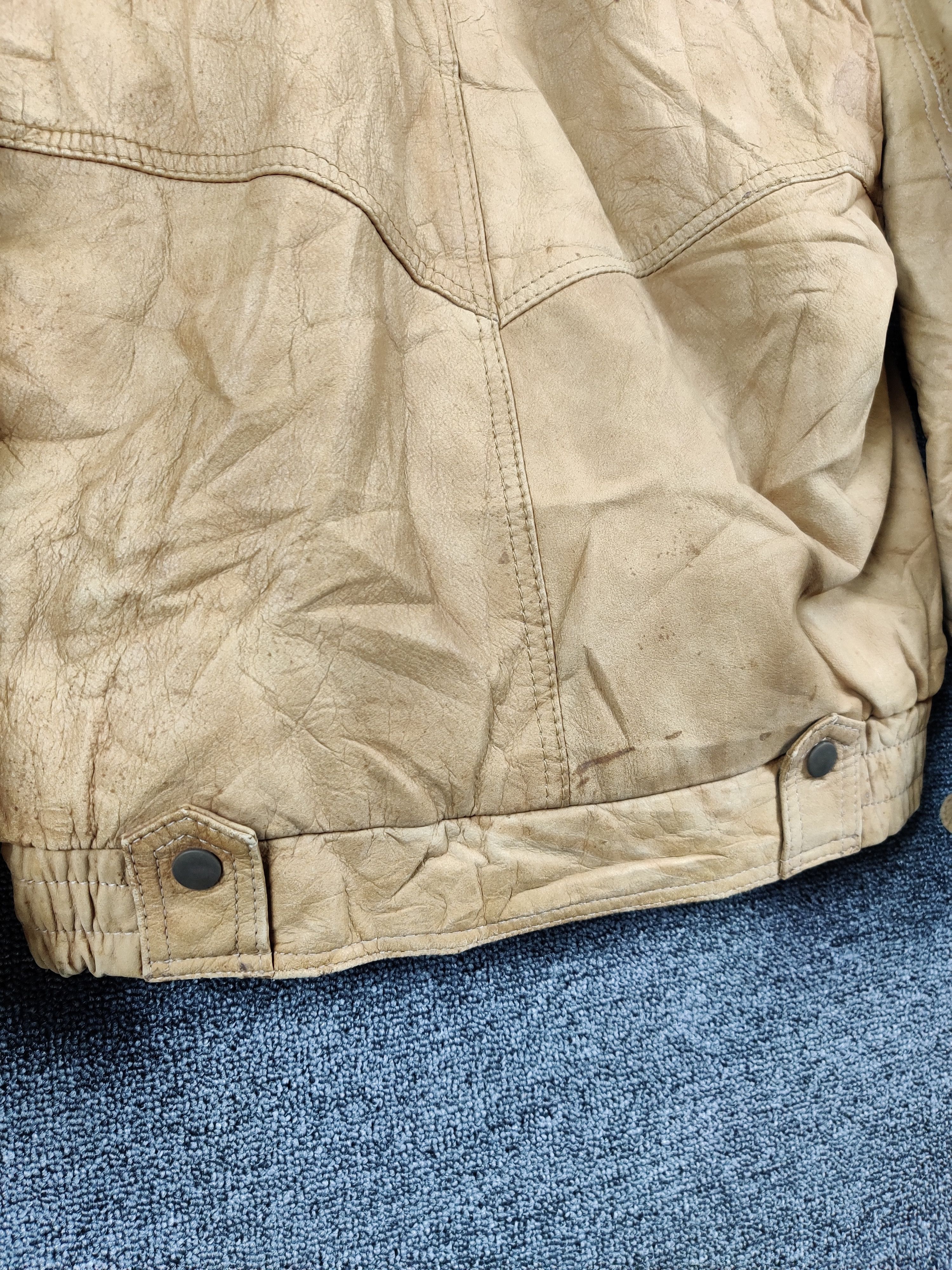 Genuine Leather Vintage Beau Brem Leather Bomber Jacket Size US M / EU 48-50 / 2 - 9 Thumbnail