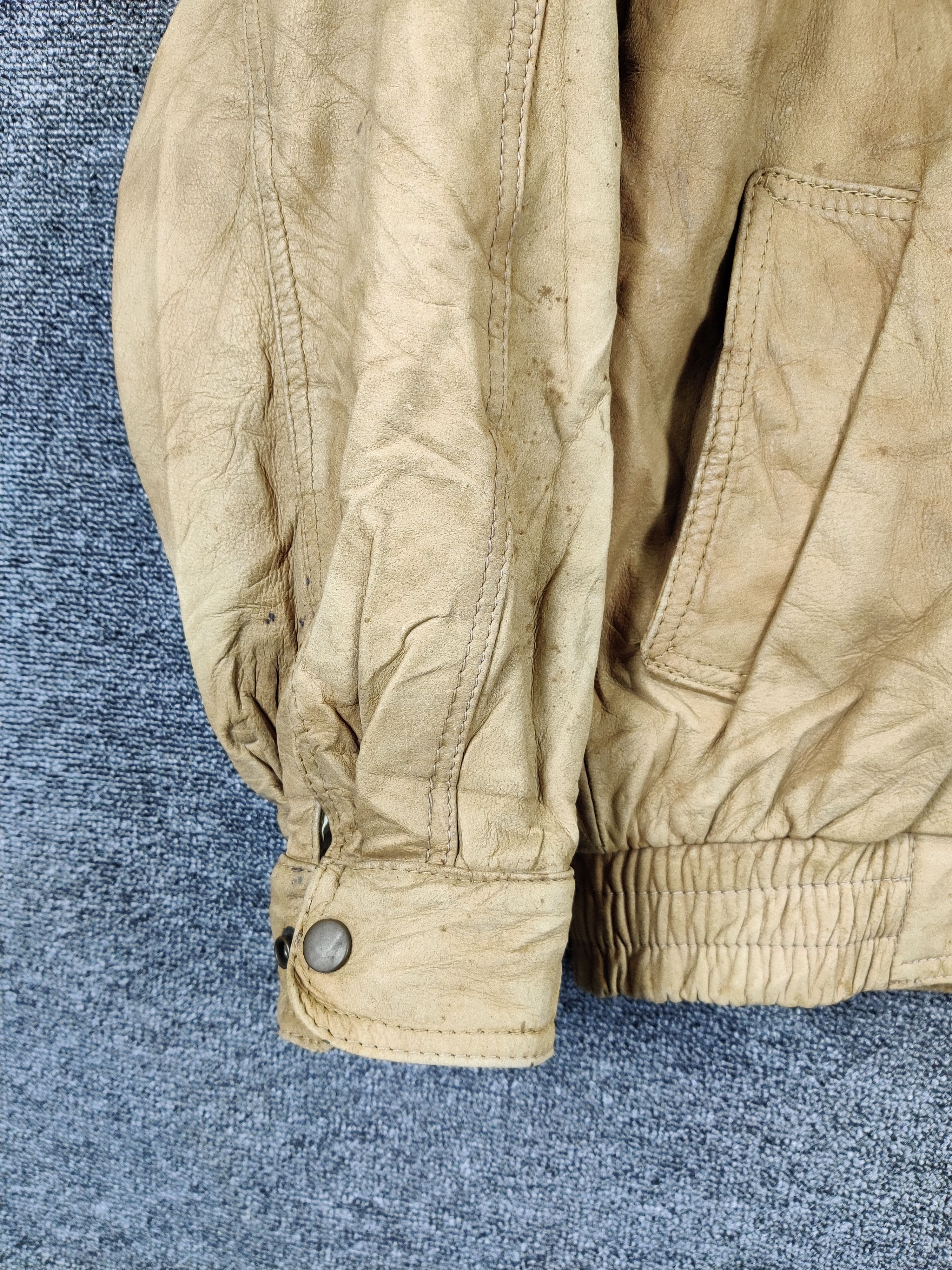 Genuine Leather Vintage Beau Brem Leather Bomber Jacket Size US M / EU 48-50 / 2 - 4 Thumbnail