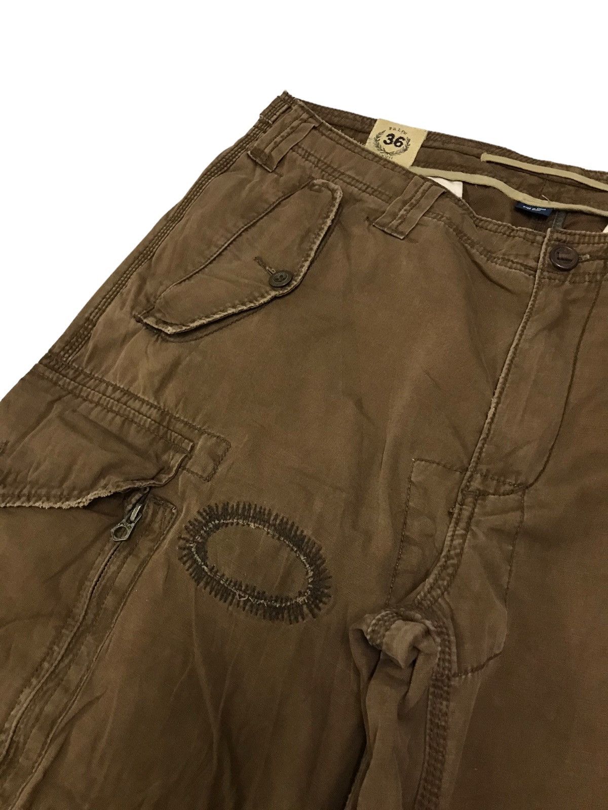 Japanese Brand × Polo Ralph Lauren 🔥Vintage Polo Ralph Lauren Multi Pocket Cargo Pant Size US 37 - 10 Thumbnail