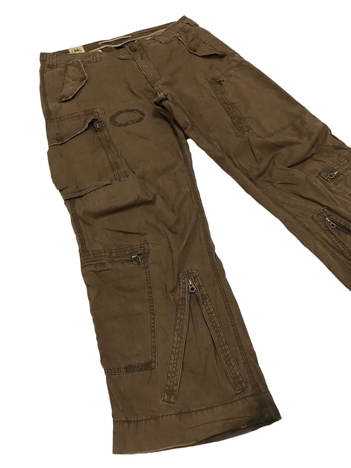 Japanese Brand × Polo Ralph Lauren 🔥Vintage Polo Ralph Lauren Multi Pocket Cargo Pant Size US 37 - 4 Thumbnail