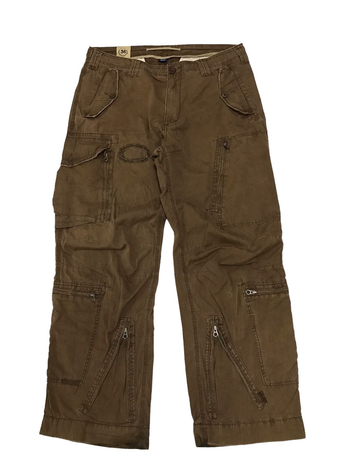 Japanese Brand × Polo Ralph Lauren 🔥Vintage Polo Ralph Lauren Multi Pocket Cargo Pant Size US 37 - 2 Thumbnail