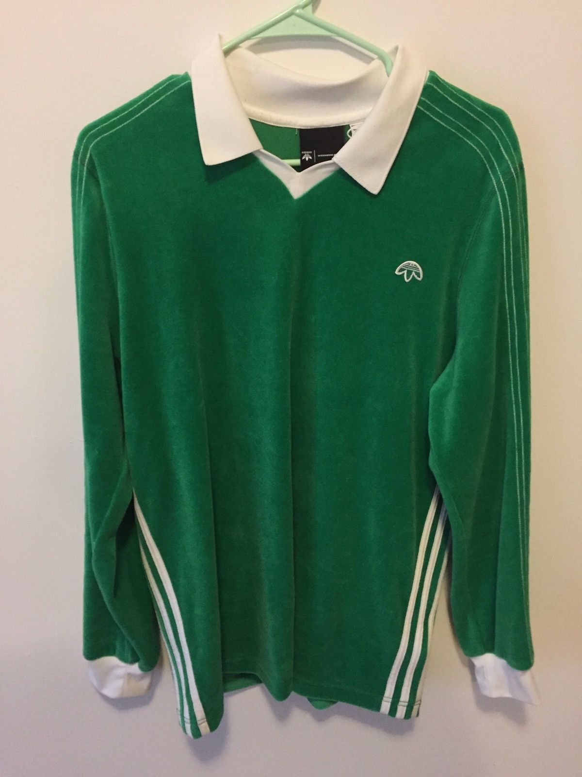 トップス adidas Alexander Wang Mesh LS Polo adidas originals x alexander wang Men's POLO SHIRT DT9495