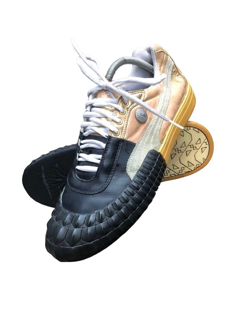 image of Megapuma X Miharayasuhiro Shoes in Black/Gold, Men's (Size 10)
