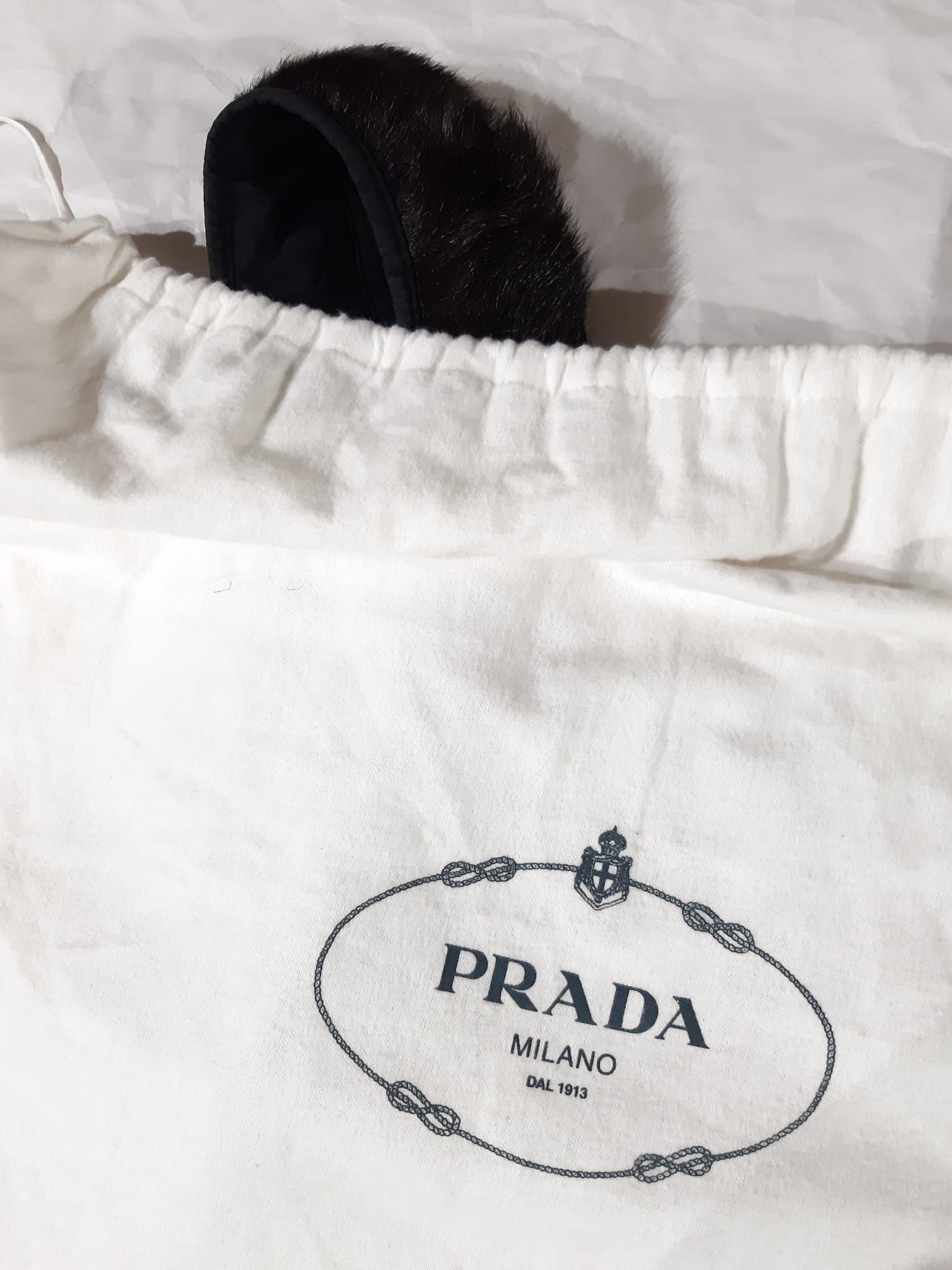 Prada Goat Hair Fur Chest Rig Backpack SS / FW 1999 Size ONE SIZE - 7 Thumbnail