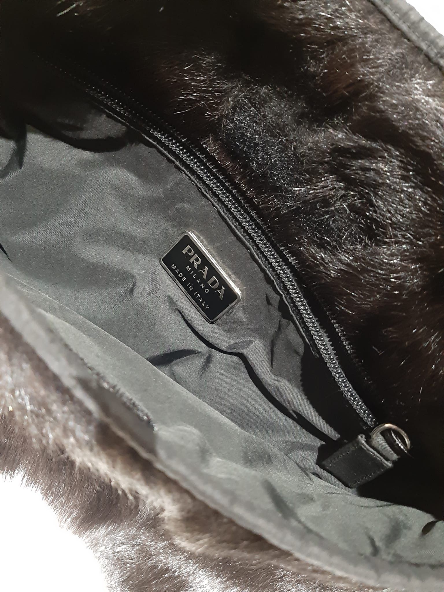 Prada Goat Hair Fur Chest Rig Backpack SS / FW 1999 Size ONE SIZE - 5 Thumbnail