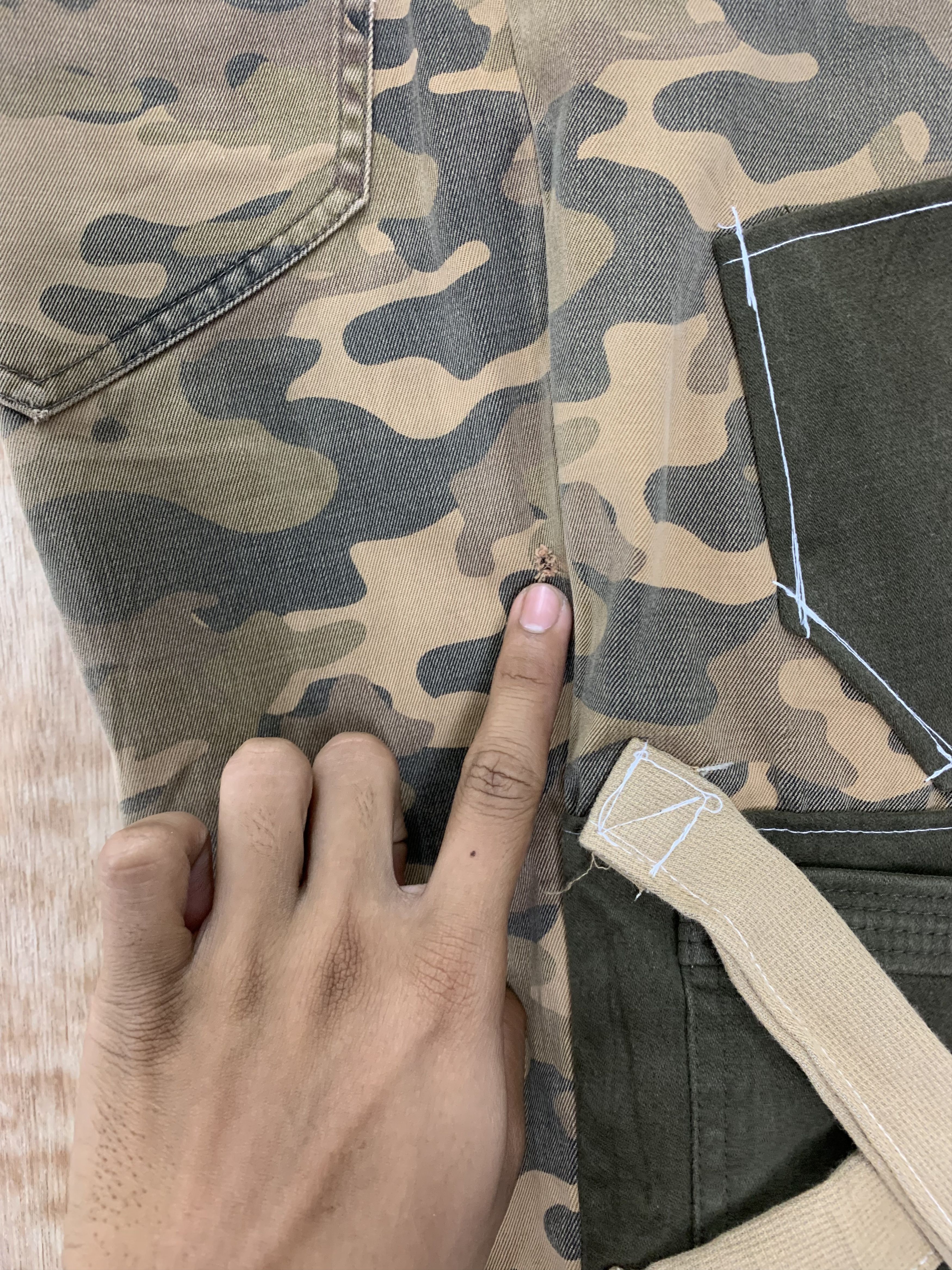 Japanese Brand Cargo Pant Seditionaries Reconstructed Multipocket Military Size US 30 / EU 46 - 15 Thumbnail