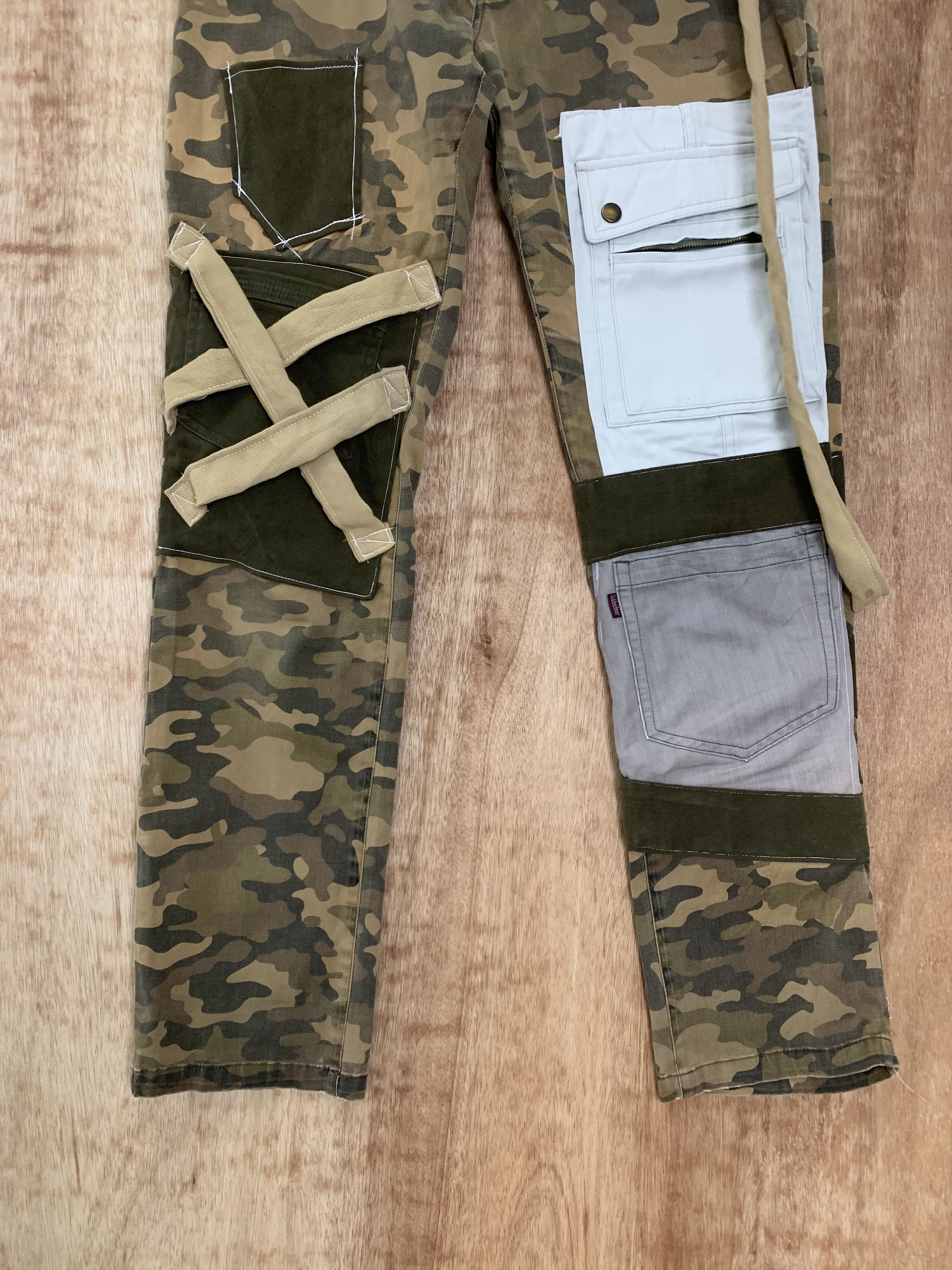 Japanese Brand Cargo Pant Seditionaries Reconstructed Multipocket Military Size US 30 / EU 46 - 4 Thumbnail