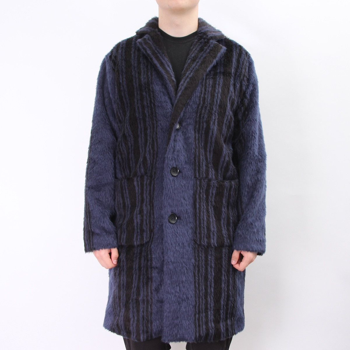 Stussy Stussy Faux Fur Blue Coat Size US M / EU 48-50 / 2 - 2 Thumbnail