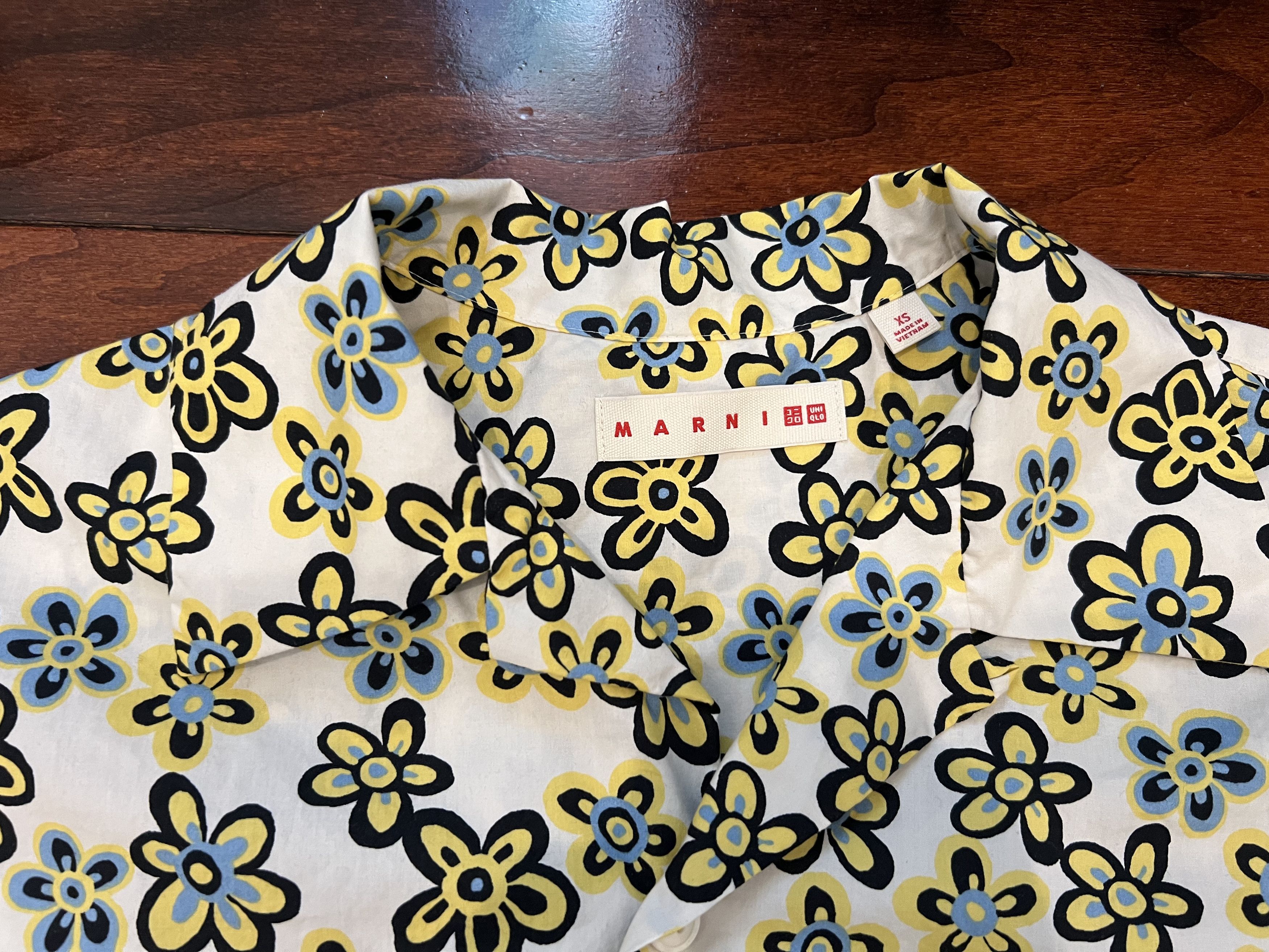Marni × Uniqlo MARNI X UNIQLO Oversized Camp Collar Shirt Size US XS / EU 42 / 0 - 2 Thumbnail