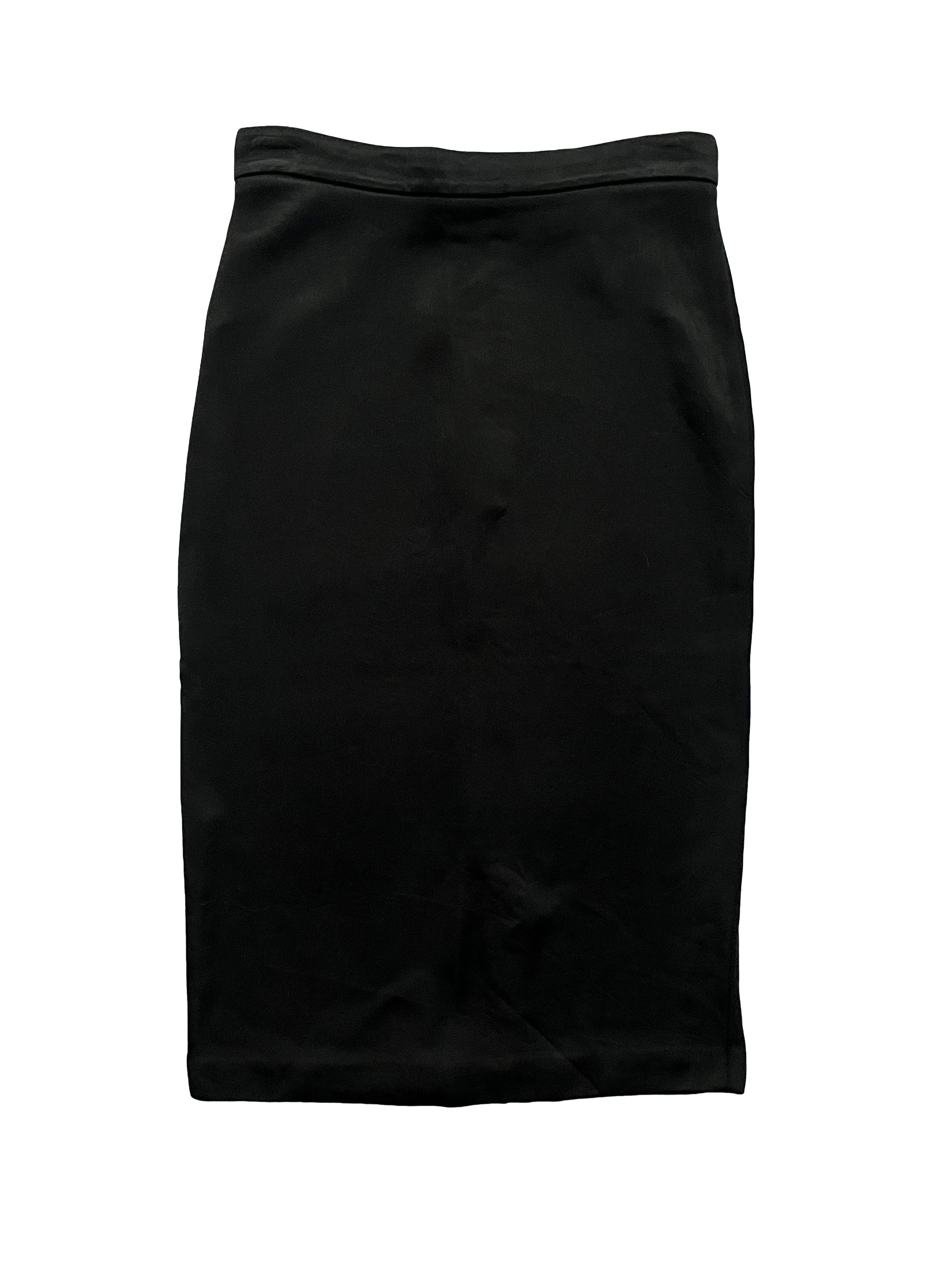 Givenchy ⚡️QUICK SALE⚡️Givenchy Black Viscose Fitted Skirt Size 27" / US 4 / IT 40 - 1 Thumbnail