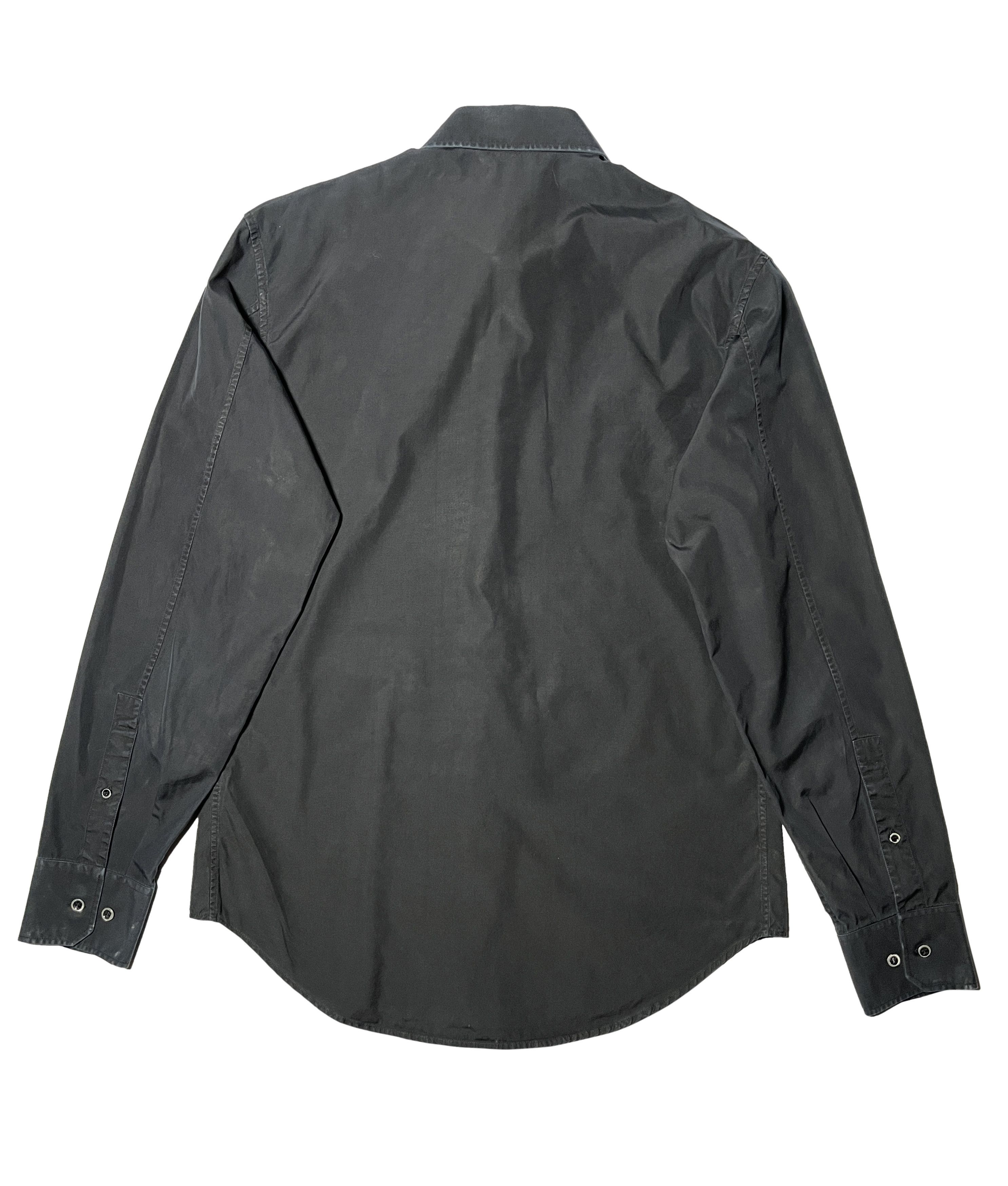 Yves Saint Laurent ⚡️QUICK SALE⚡️2006 Yves Saint Laurent Black Shirt Size US L / EU 52-54 / 3 - 2 Thumbnail