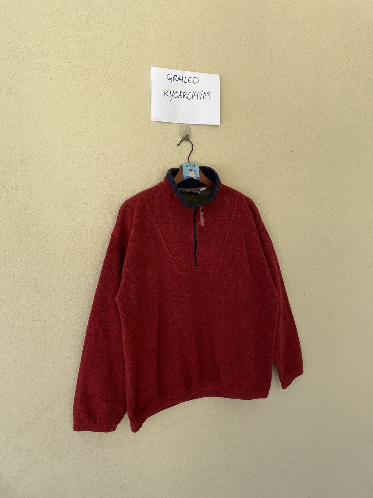 Fred Perry × Vintage VINTAGE FRED PERRY MADE IN ITALY ANORAK FLEECE JACKET Size US M / EU 48-50 / 2 - 4 Thumbnail