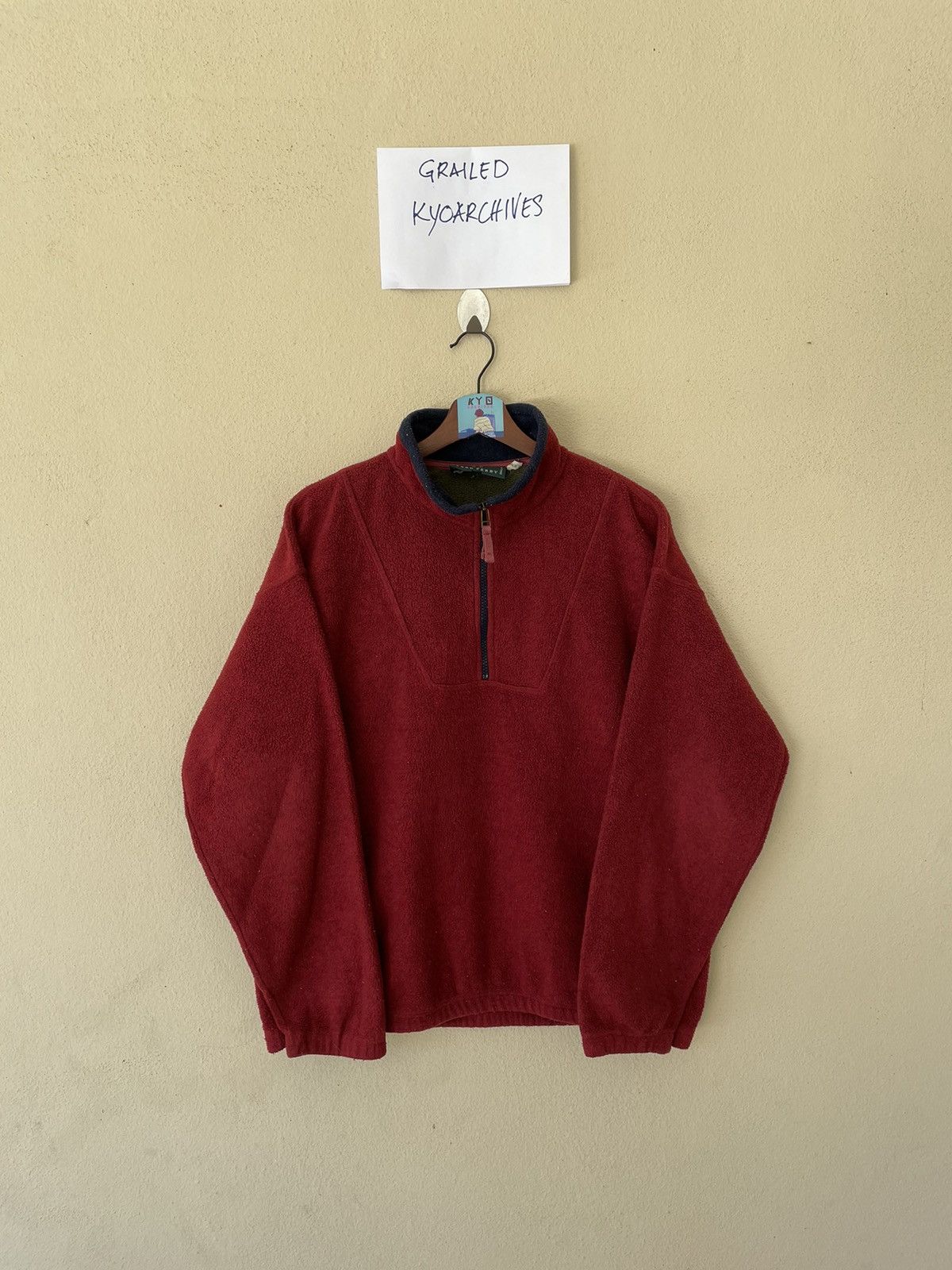 Fred Perry × Vintage VINTAGE FRED PERRY MADE IN ITALY ANORAK FLEECE JACKET Size US M / EU 48-50 / 2 - 1 Thumbnail