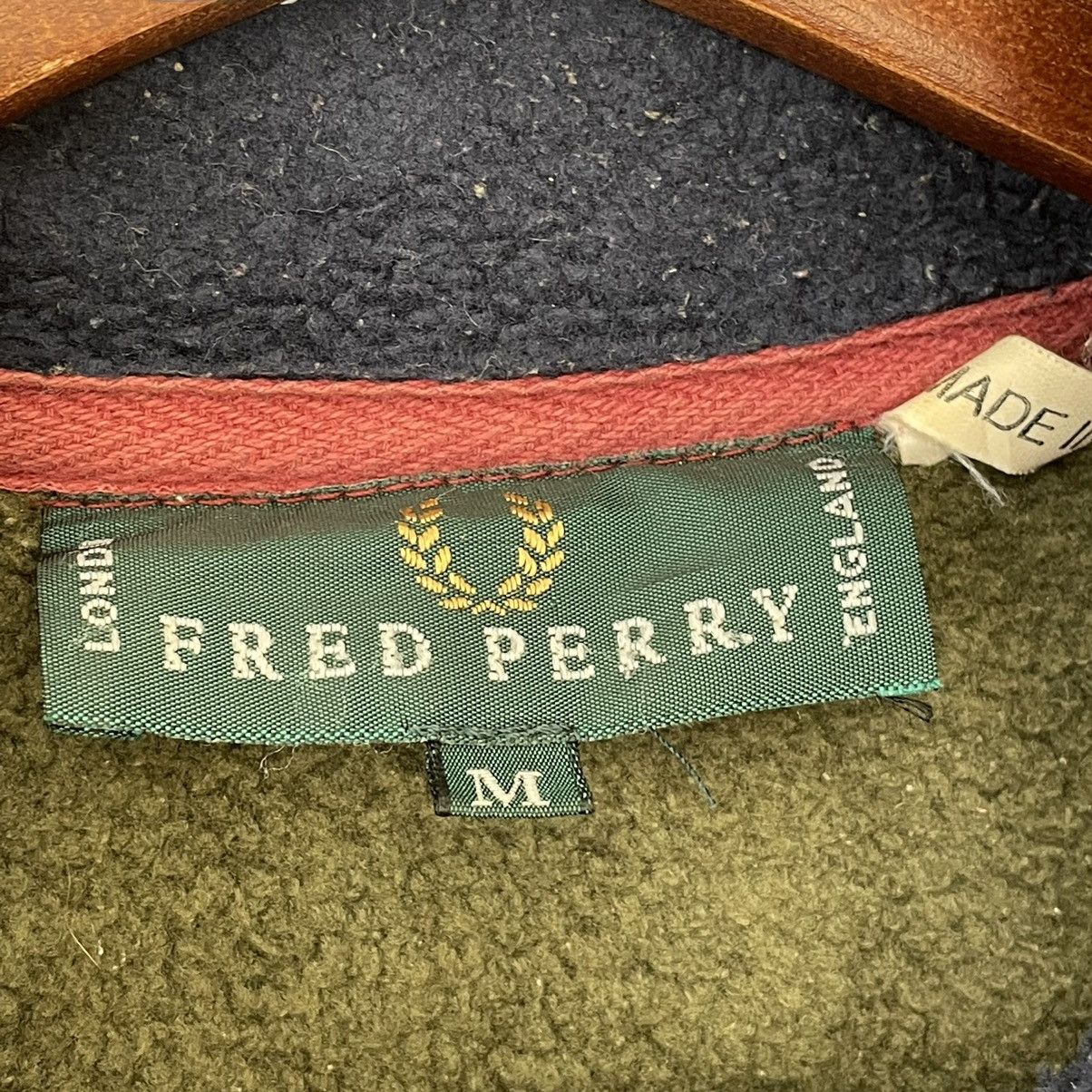 Fred Perry × Vintage VINTAGE FRED PERRY MADE IN ITALY ANORAK FLEECE JACKET Size US M / EU 48-50 / 2 - 11 Thumbnail
