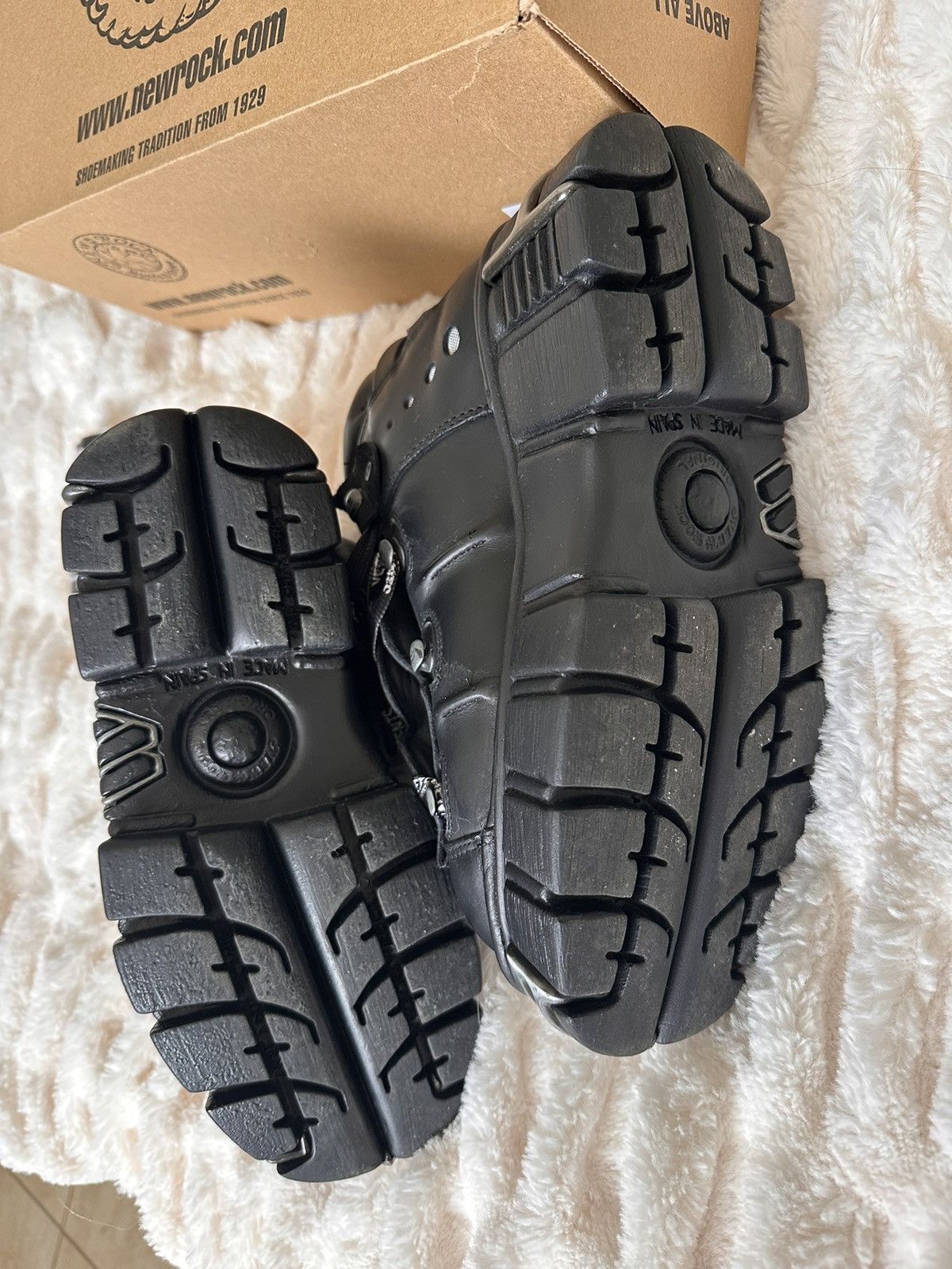 New Rock × Vetements Vetements x New Rock Leather Chunky Sneakers Size US 8.5 / IT 38.5 - 3 Thumbnail