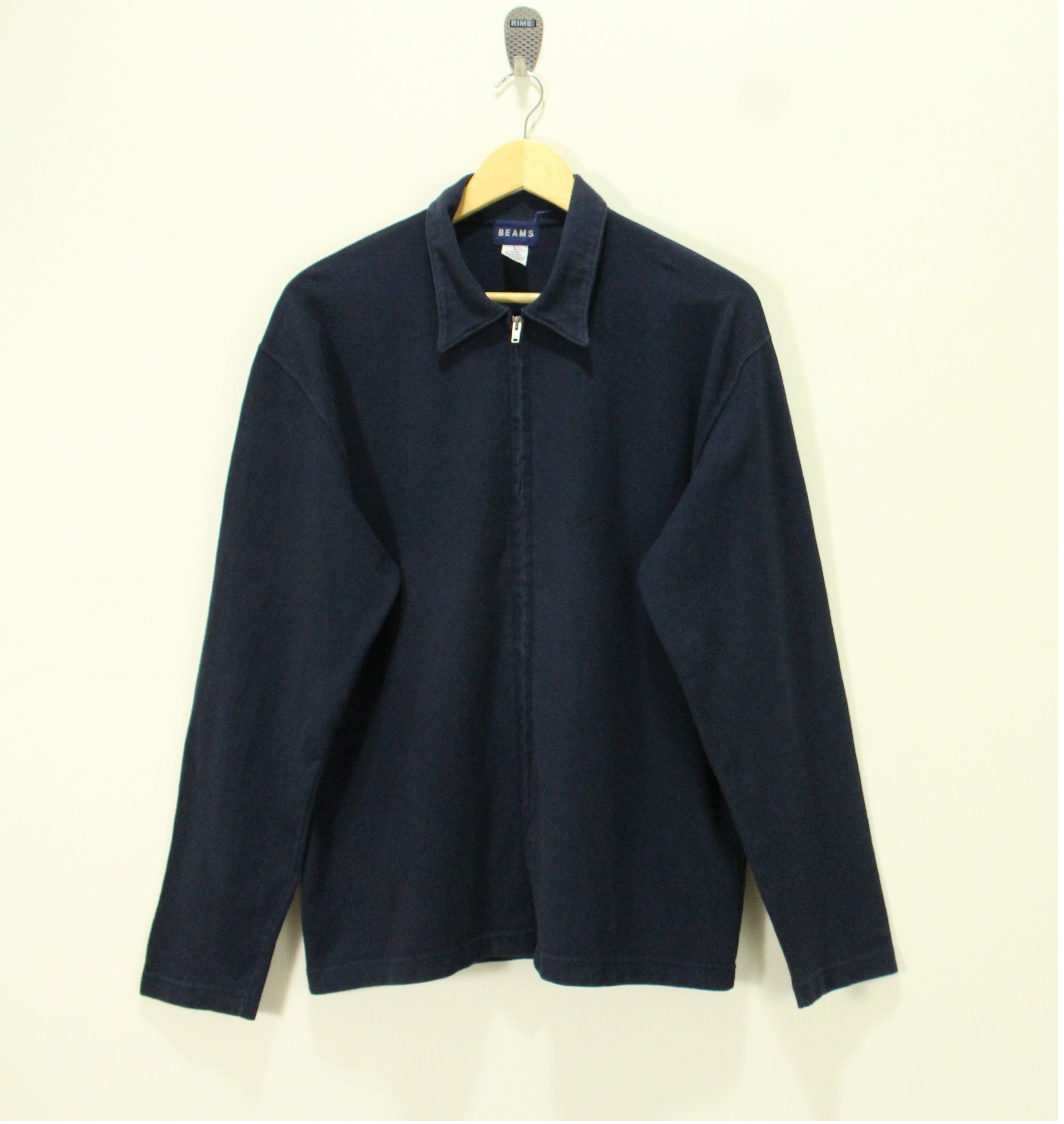 Pre-owned Beams Sweater Jacket Zipped Ups In Blue