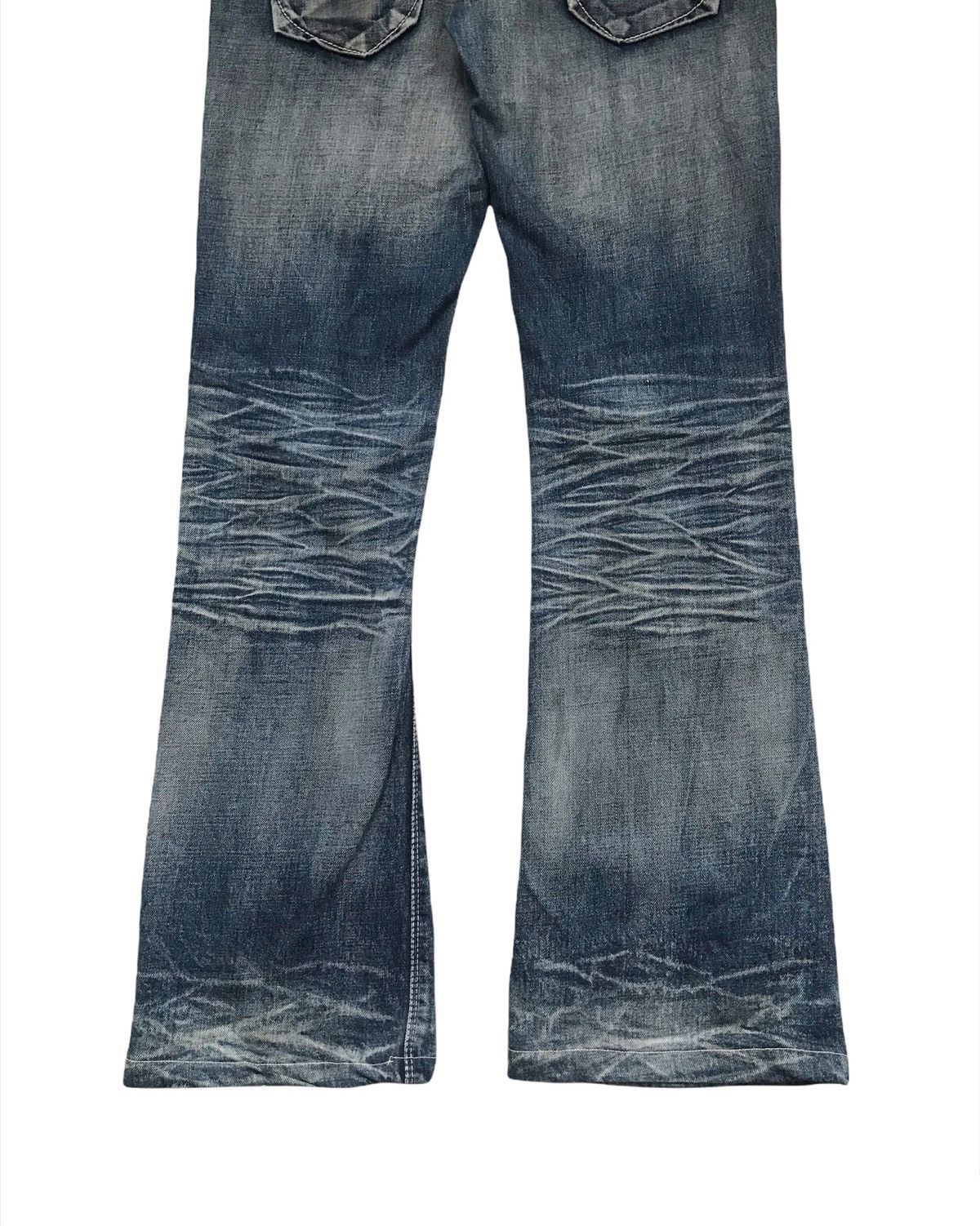 Vanquish VANQUISH FLARE DISTRESSED JEANS Size US 30 / EU 46 - 6 Thumbnail