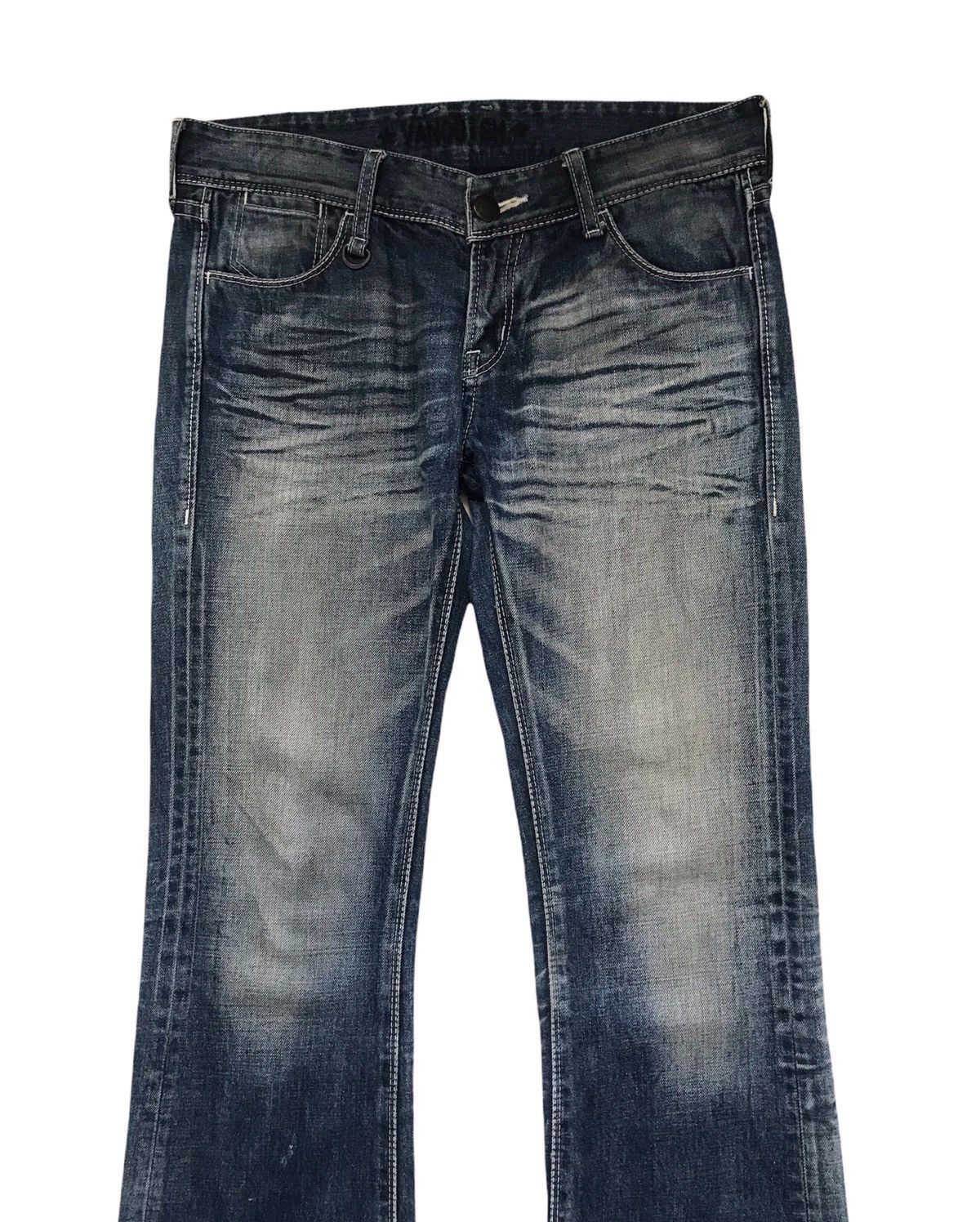 Vanquish VANQUISH FLARE DISTRESSED JEANS Size US 30 / EU 46 - 2 Thumbnail