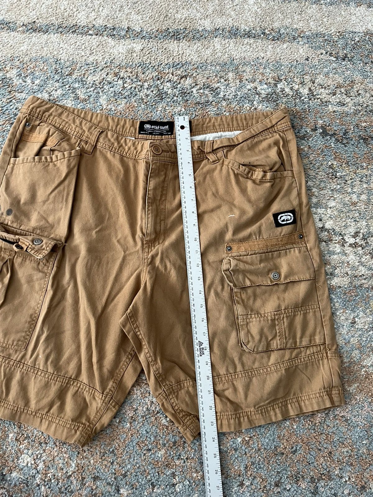 Ecko Unltd. × Vintage VTG Ecko Untold Cargo Military Shorts 42 Yachty Size US 42 / EU 58 - 6 Thumbnail