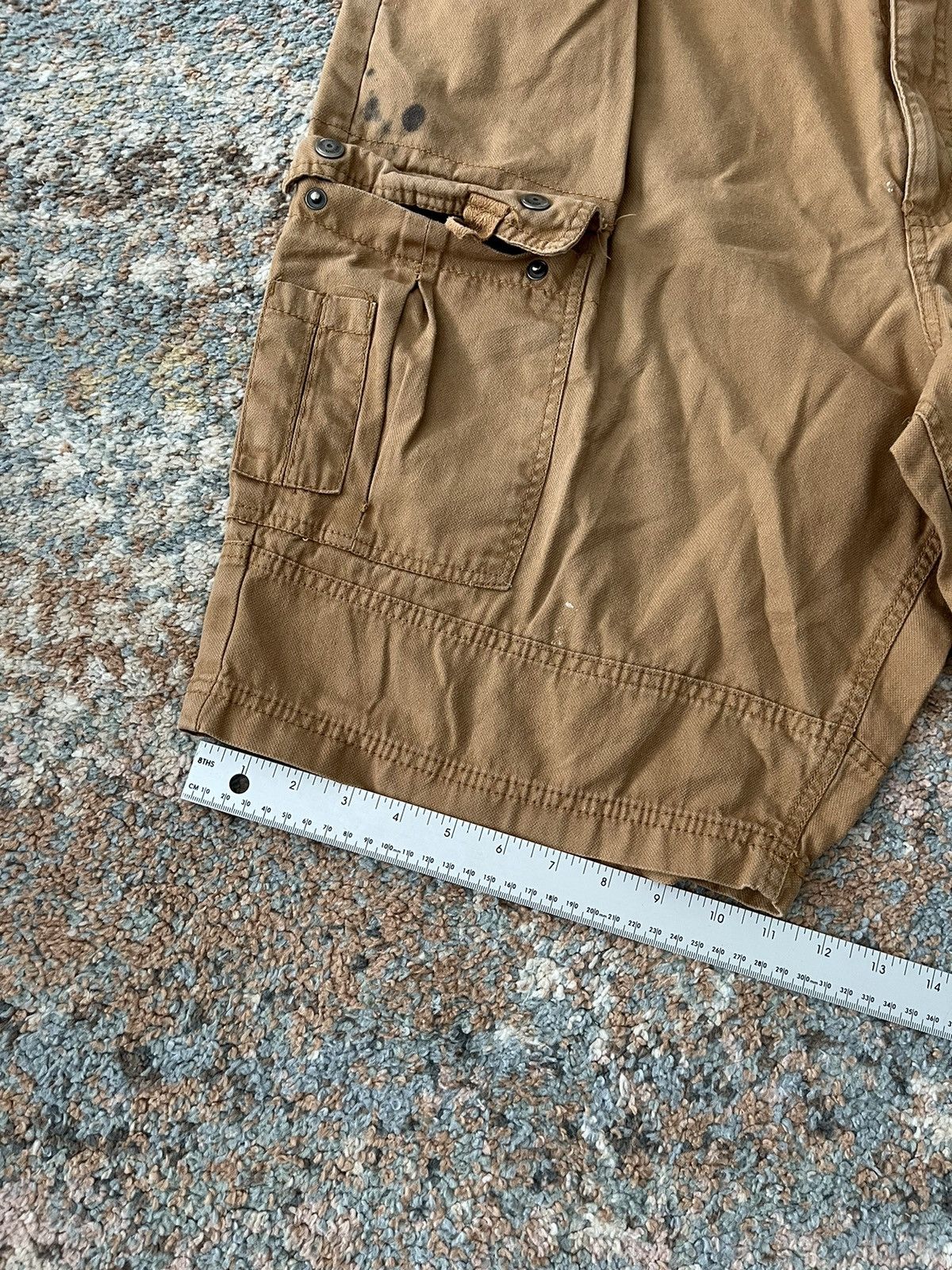 Ecko Unltd. × Vintage VTG Ecko Untold Cargo Military Shorts 42 Yachty Size US 42 / EU 58 - 9 Thumbnail