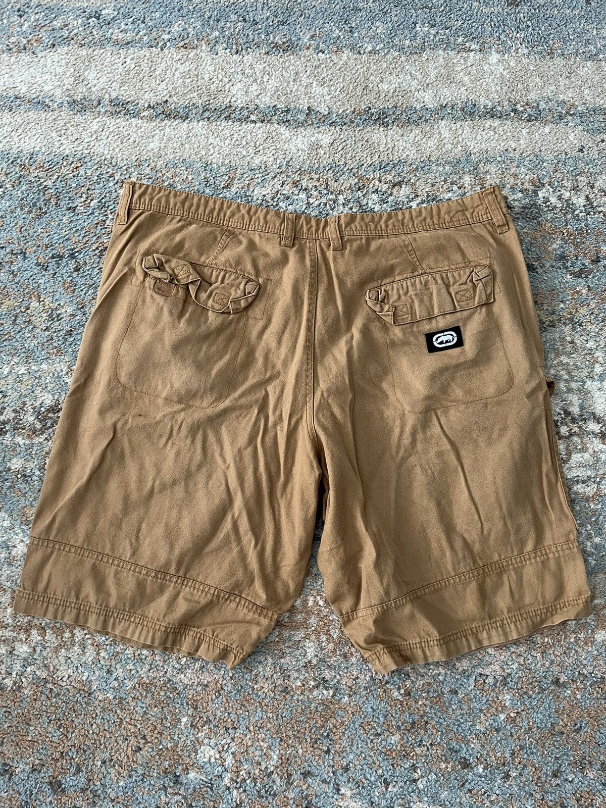 Ecko Unltd. × Vintage VTG Ecko Untold Cargo Military Shorts 42 Yachty Size US 42 / EU 58 - 10 Thumbnail