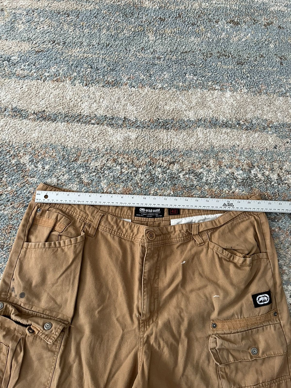 Ecko Unltd. × Vintage VTG Ecko Untold Cargo Military Shorts 42 Yachty Size US 42 / EU 58 - 5 Thumbnail