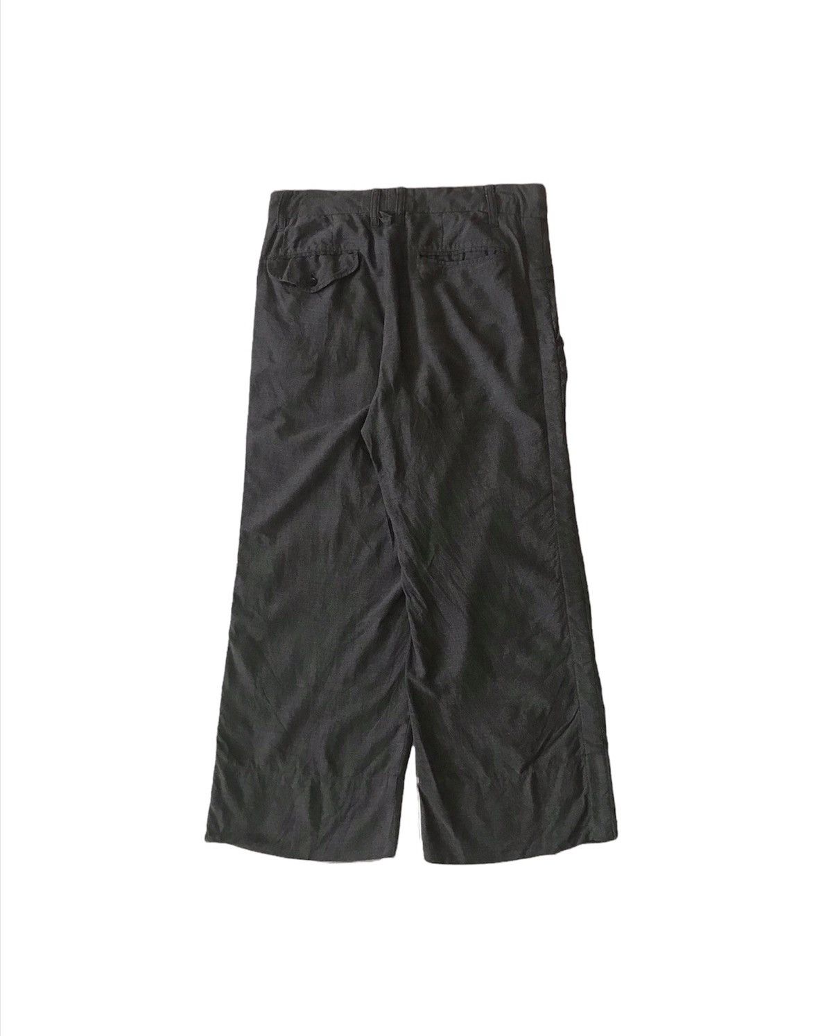 Kolor × Sacai Kolor Baggy Wide Pant Curve Out Wringkle Side Striped Size US 32 / EU 48 - 4 Thumbnail