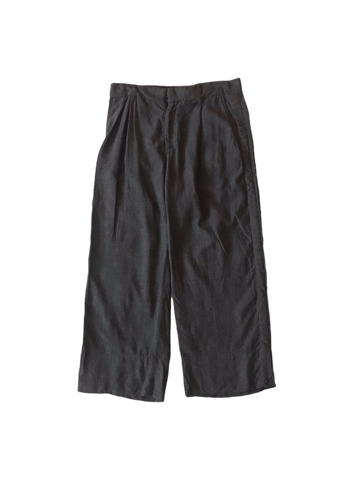 Kolor × Sacai Kolor Baggy Wide Pant Curve Out Wringkle Side Striped Size US 32 / EU 48 - 1 Thumbnail