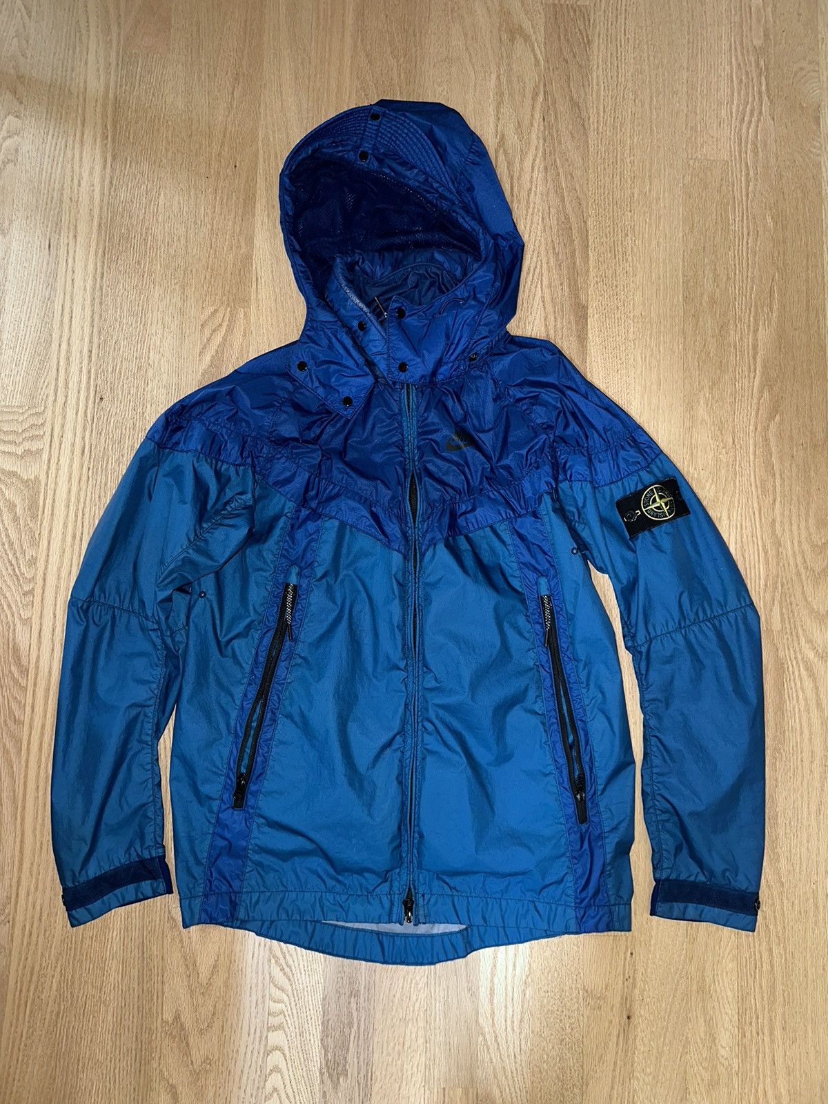 nikelab stone island windrunner