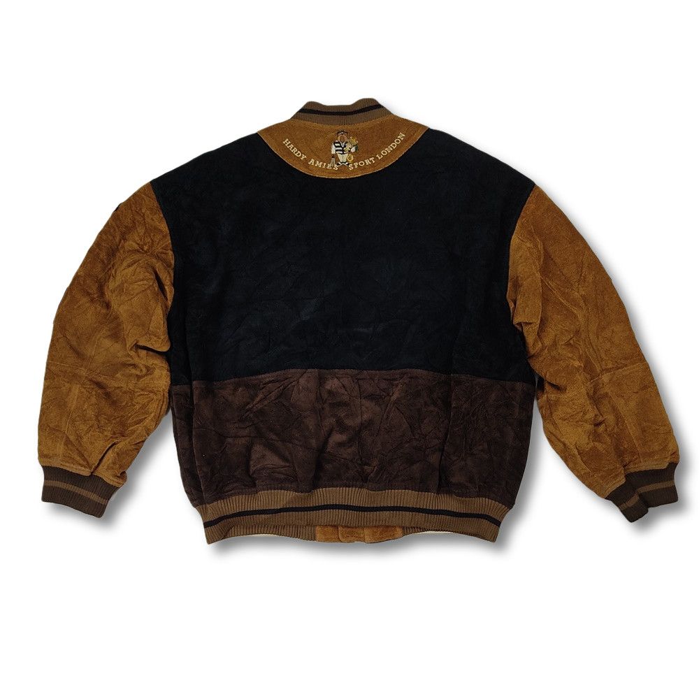 Vintage Hardy Amies Sport London Bulldog Baseball XXL Bomber Jacket Grailed