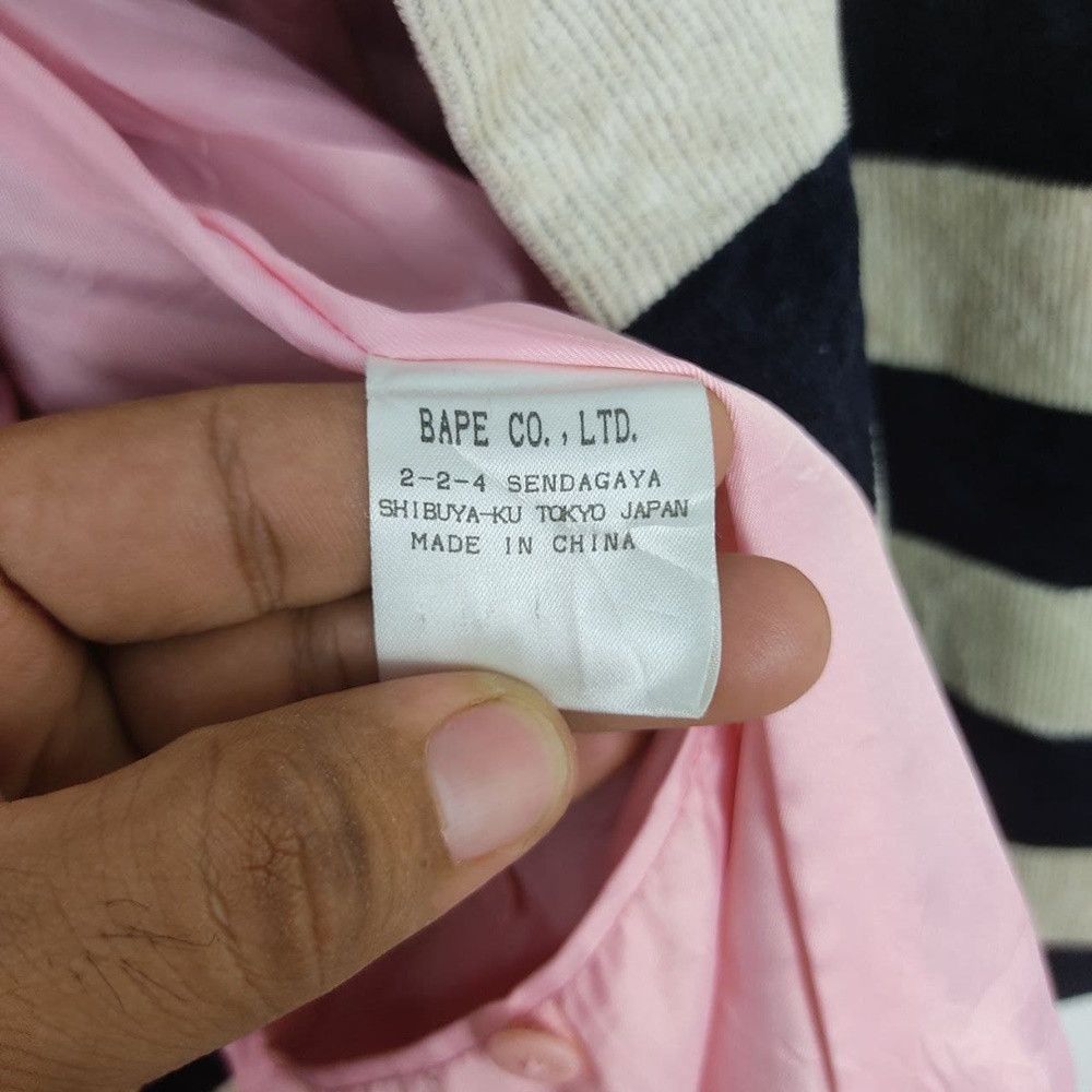Bape A Bathing Ape Bape Bapy Striped Corduroy Winter Coat Size S / US 4 / IT 40 - 10 Thumbnail