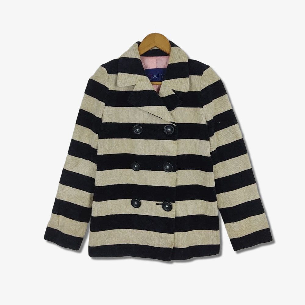 Bape A Bathing Ape Bape Bapy Striped Corduroy Winter Coat Size S / US 4 / IT 40 - 1 Thumbnail