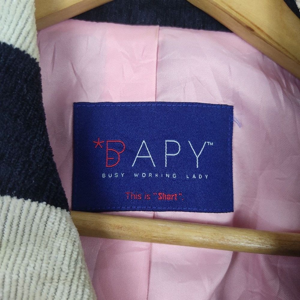 Bape A Bathing Ape Bape Bapy Striped Corduroy Winter Coat Size S / US 4 / IT 40 - 9 Thumbnail